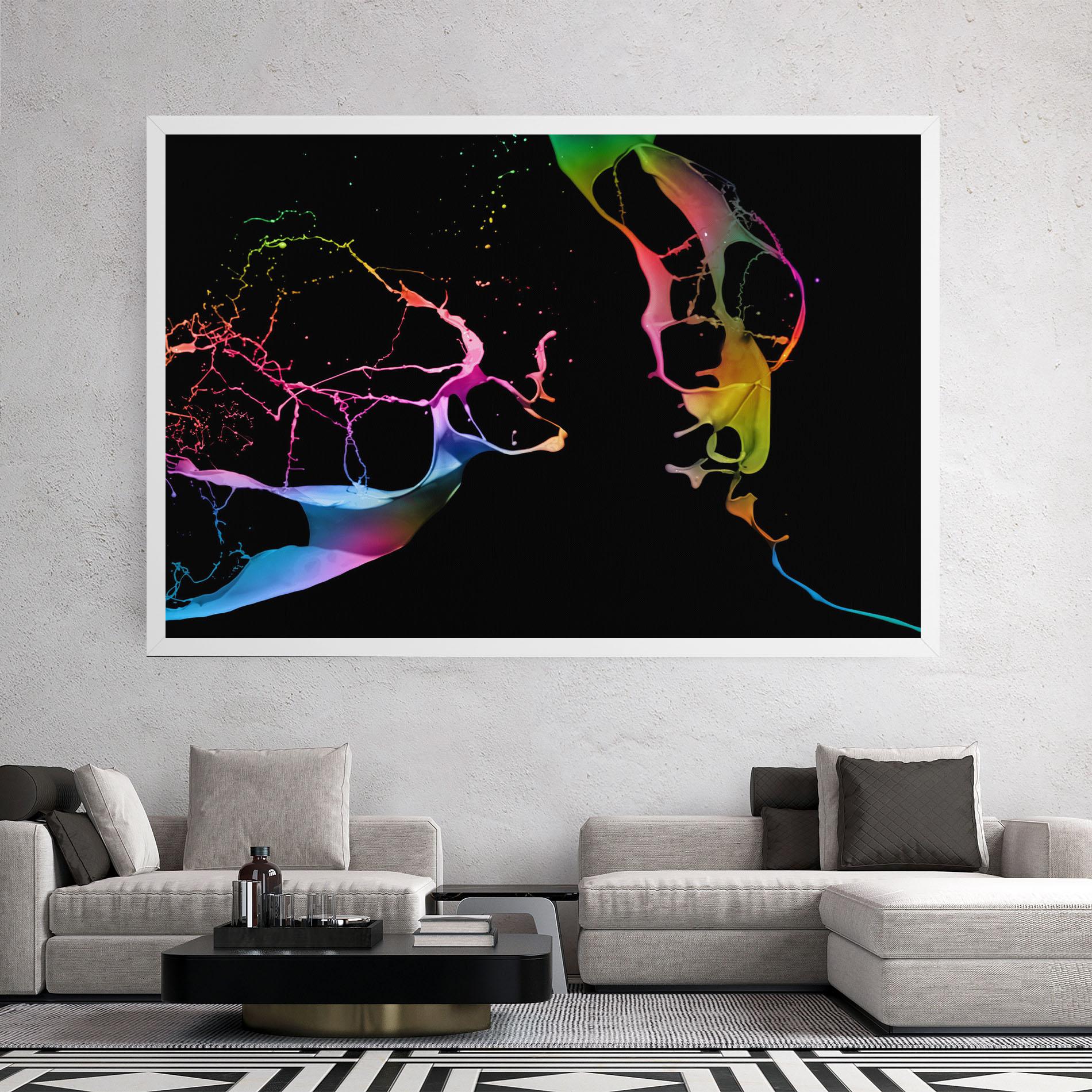 Tablou Canvas Paint Splashes mockup 2