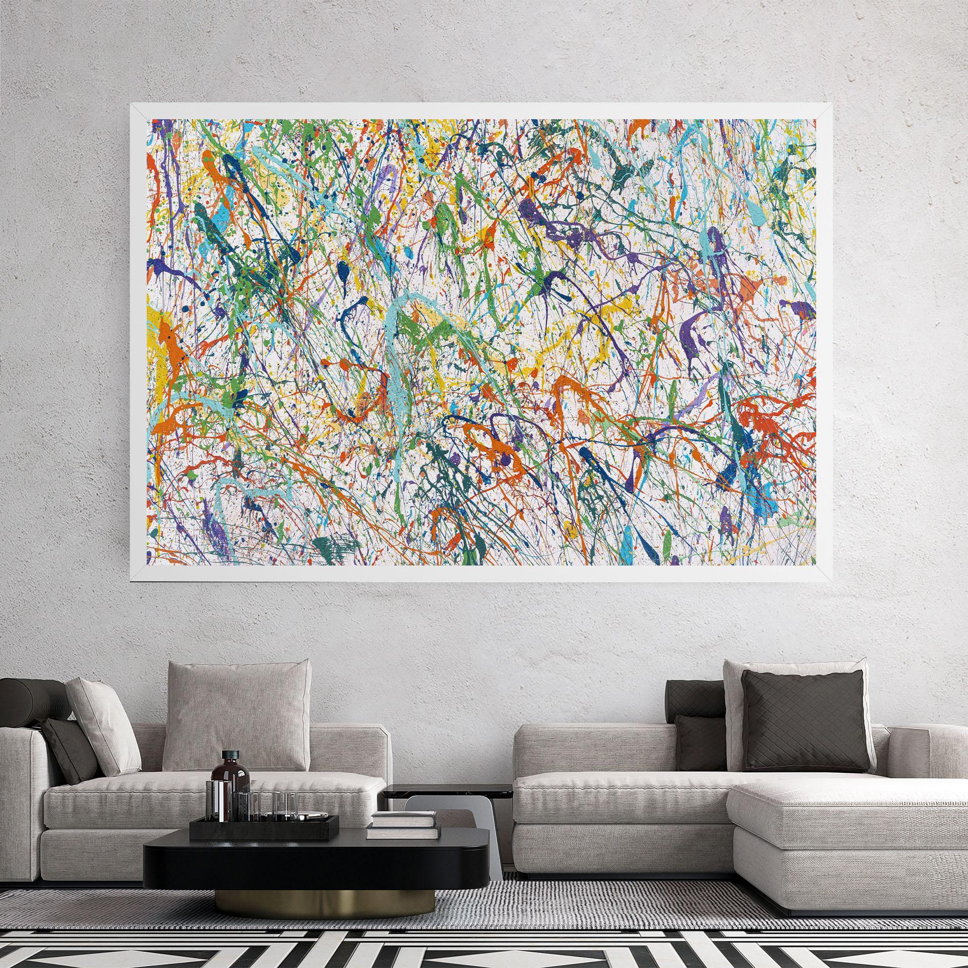 Tablou Canvas Paint Texture mockup 2