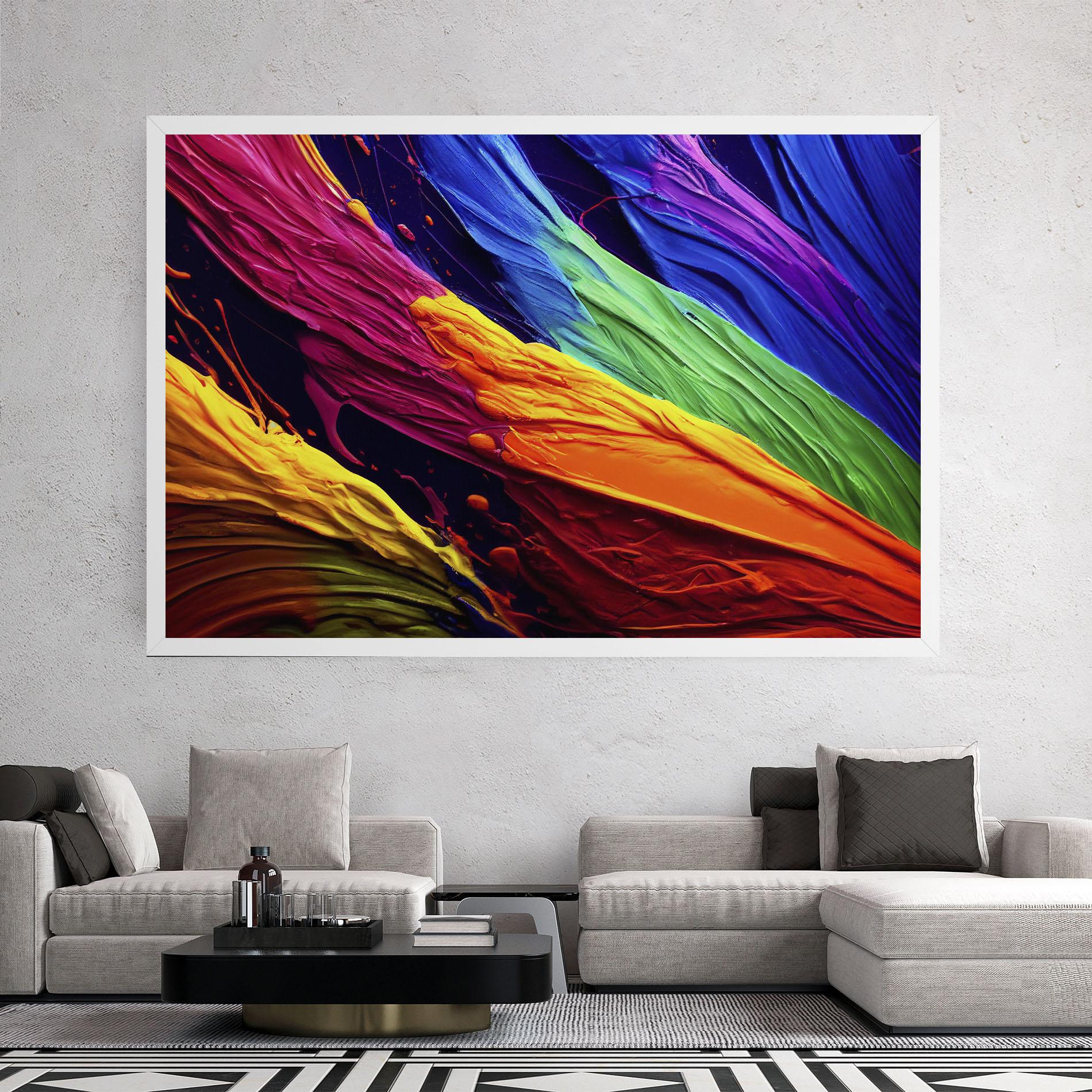 Tablou Canvas Powder Explosion mockup 2