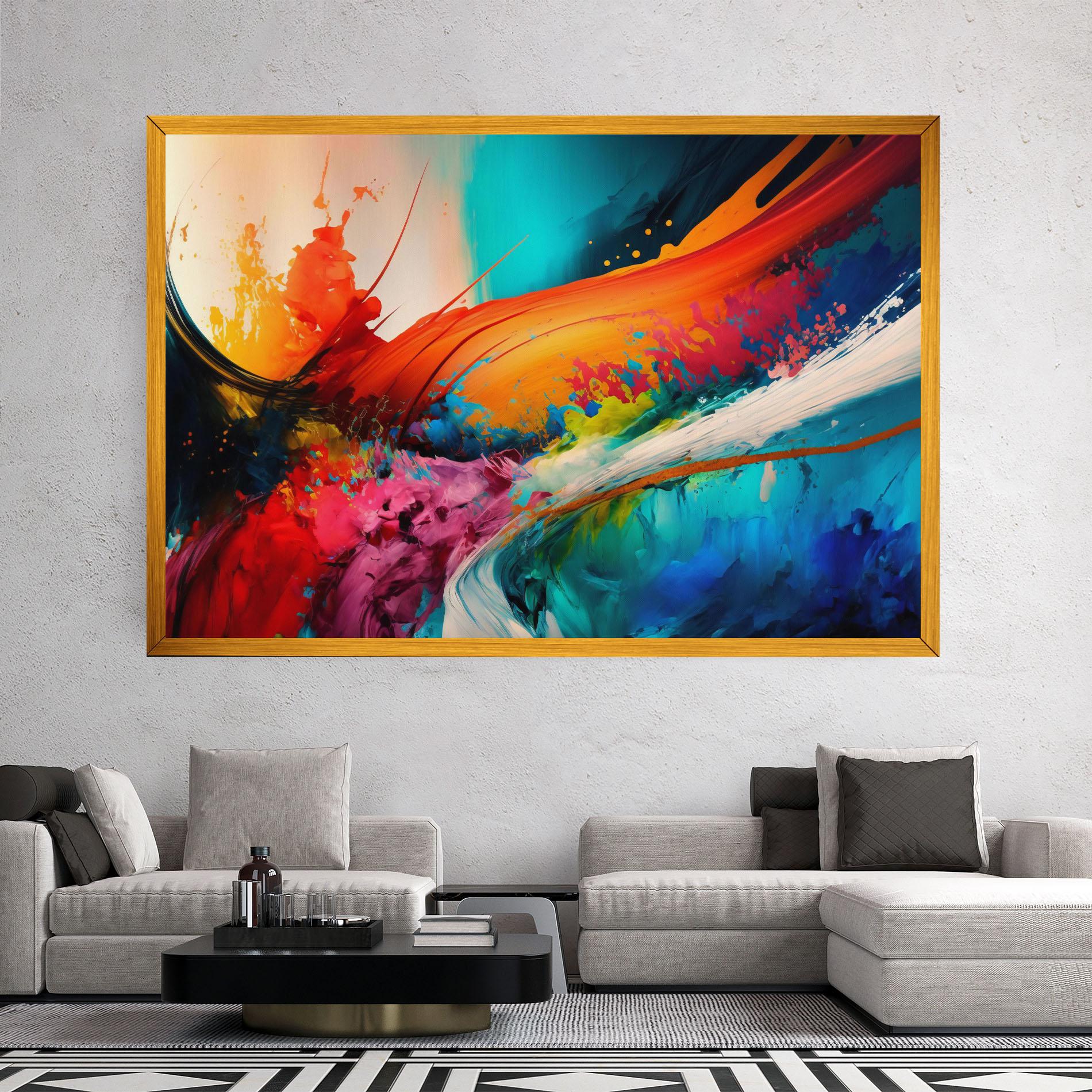 Tablou Canvas Art Brush Strokes mockup 2