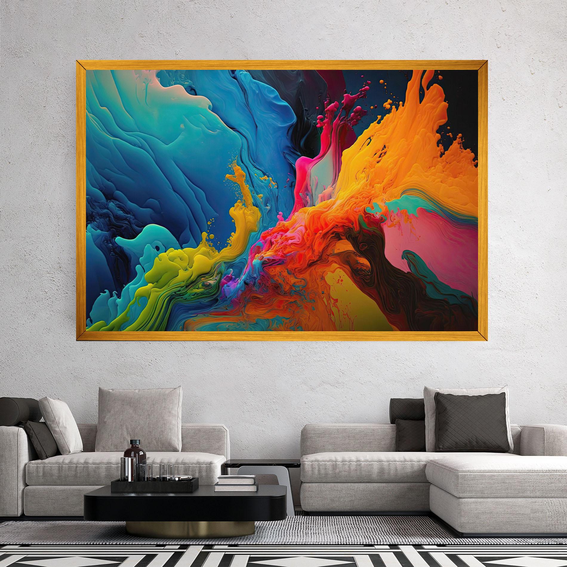 Tablou Canvas Color Floating mockup 2