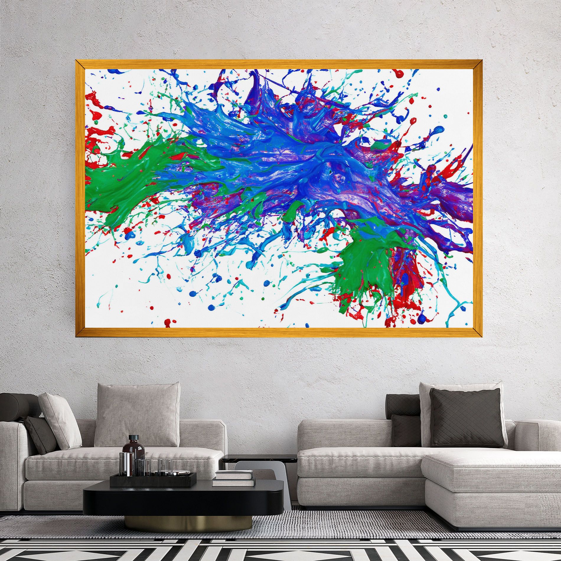 Colorful Blue Purple mockup 2