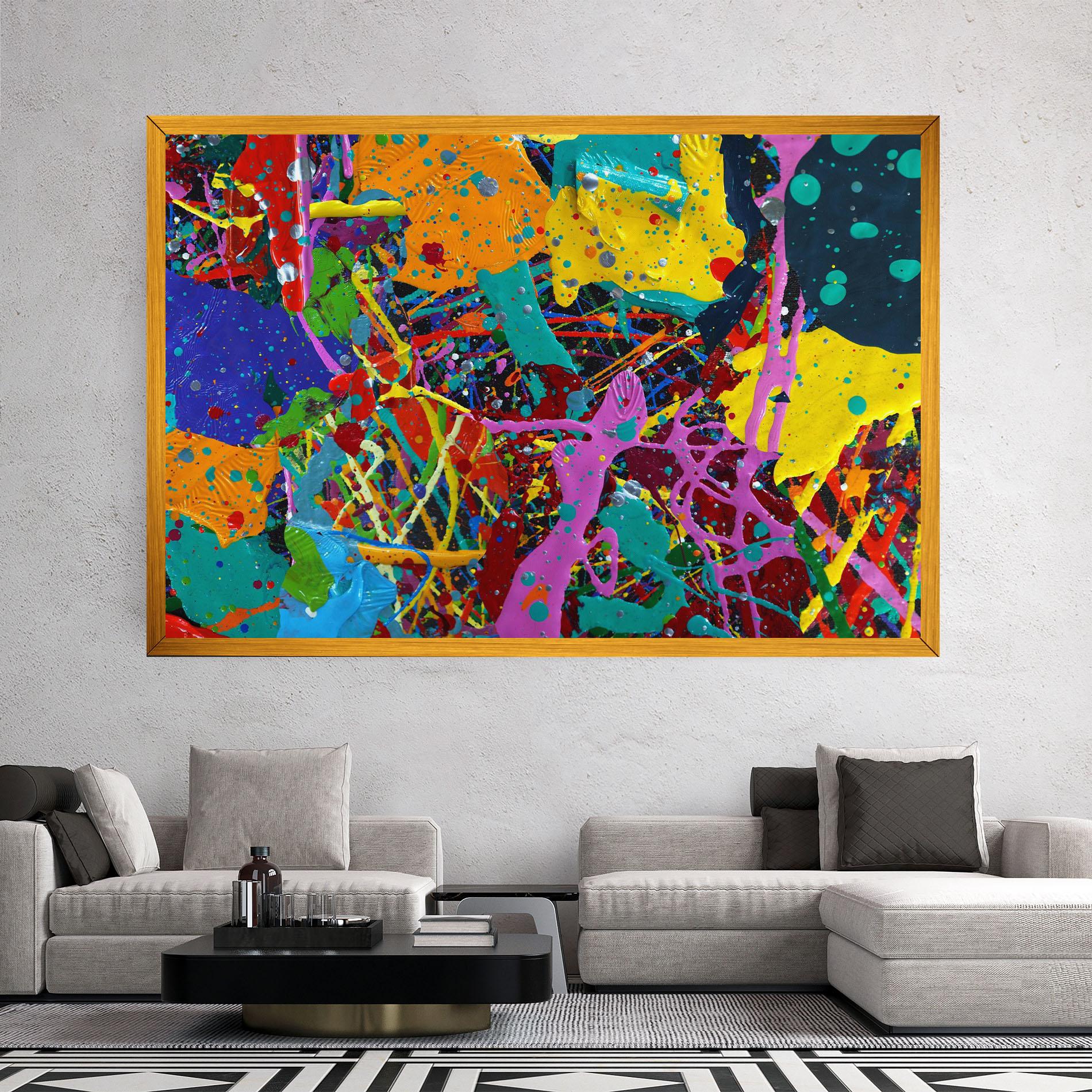 Tablou Canvas Dark Panorama mockup 2