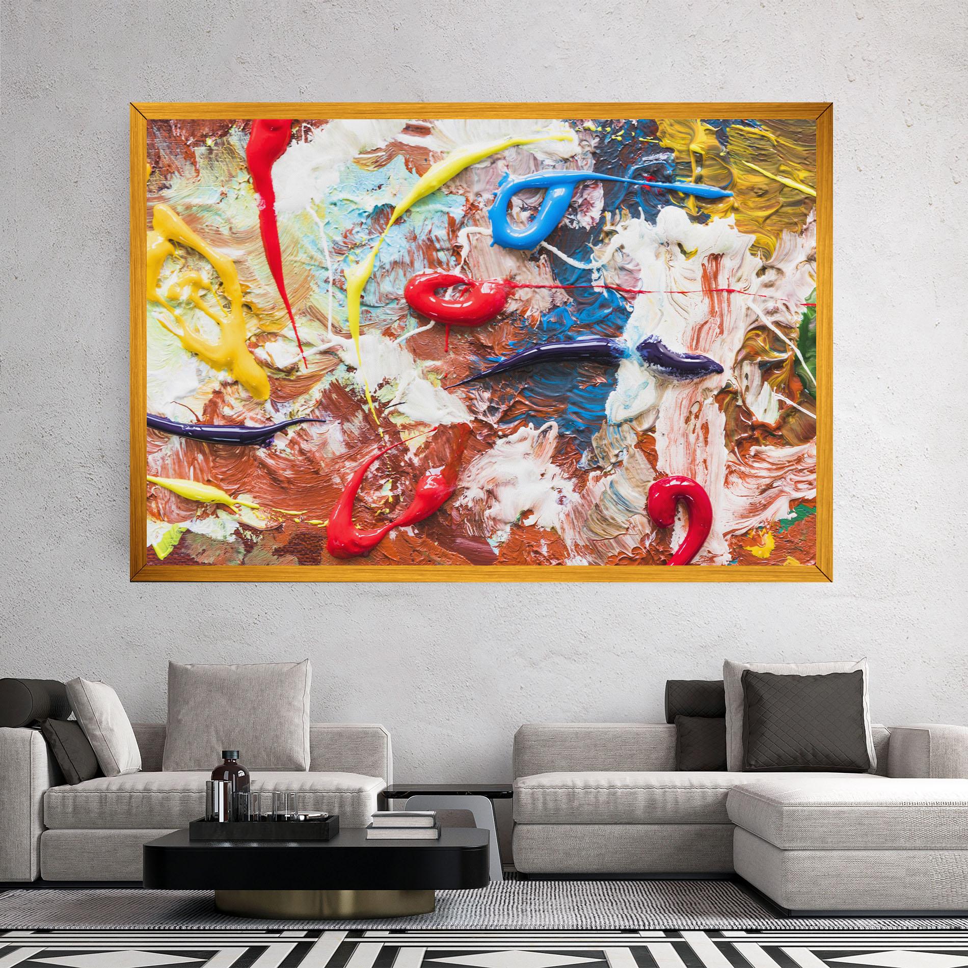 Tablou Canvas Paint Color mockup 2