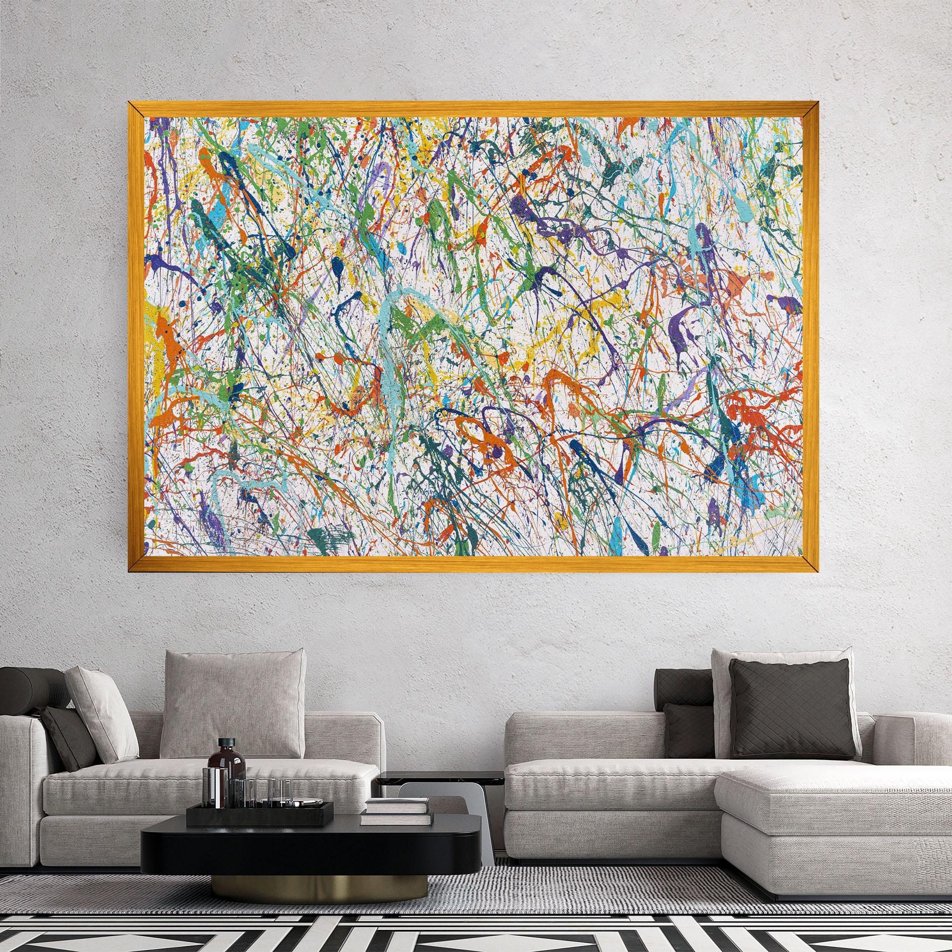 Tablou Canvas Paint Texture mockup 2