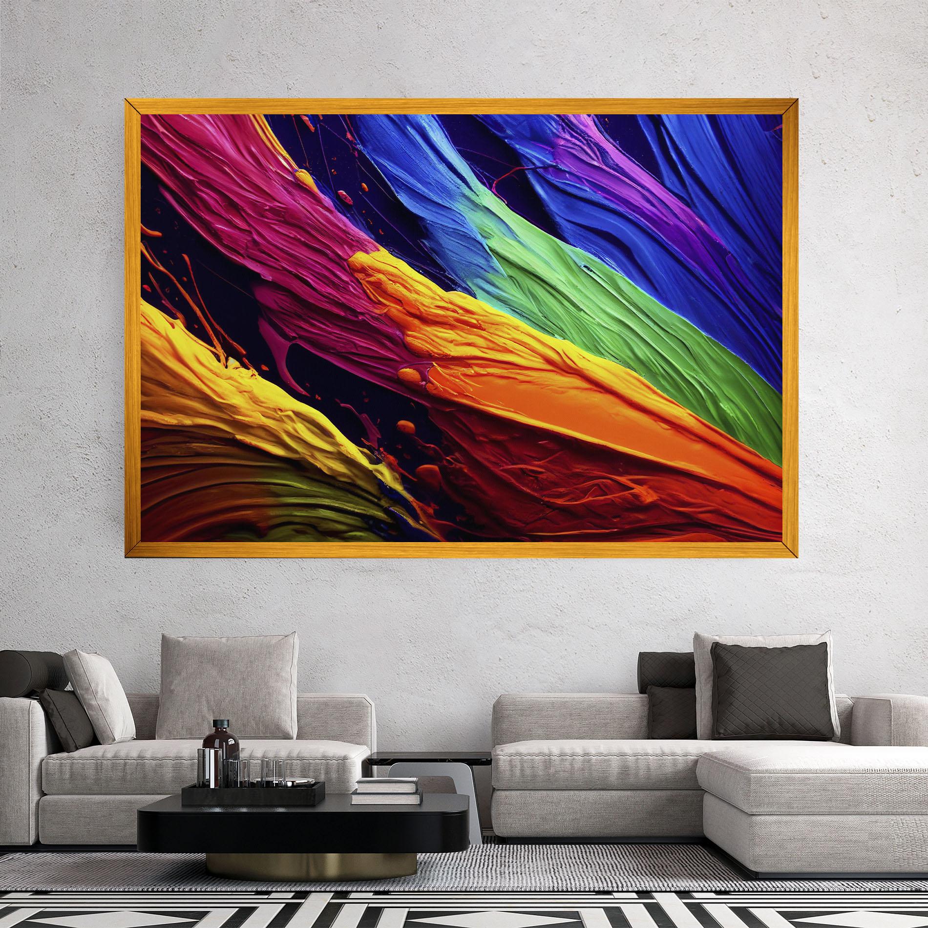 Tablou Canvas Powder Explosion mockup 2