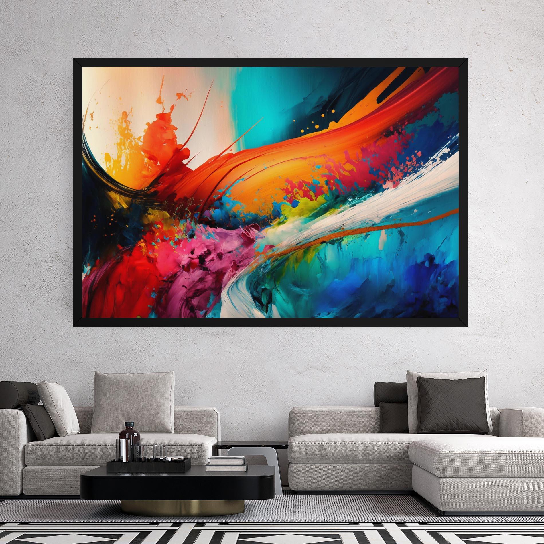 Tablou Canvas Art Brush Strokes mockup 2