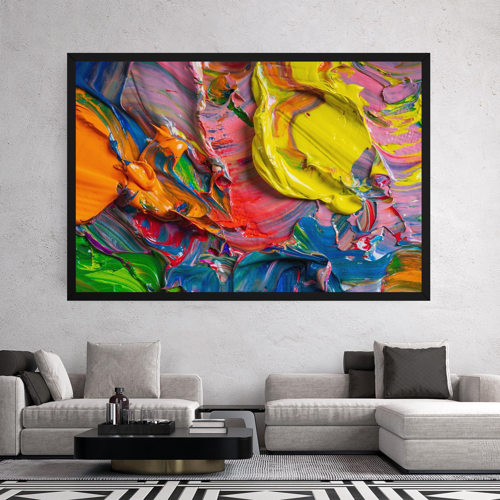 Tablou Canvas Bright Oil Colors mockup 2