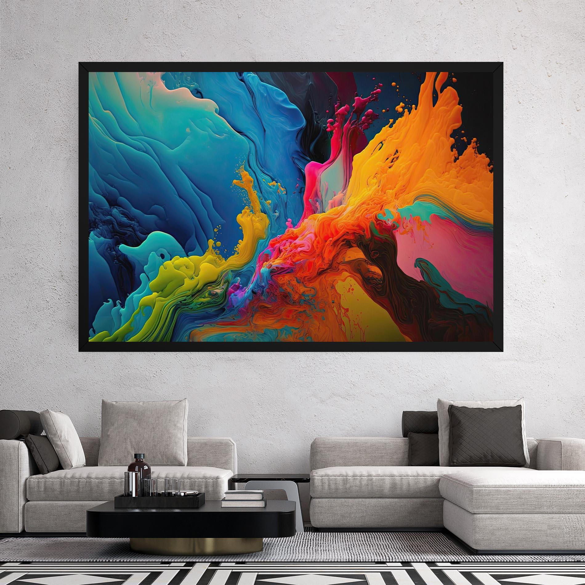 Tablou Canvas Color Floating mockup 2