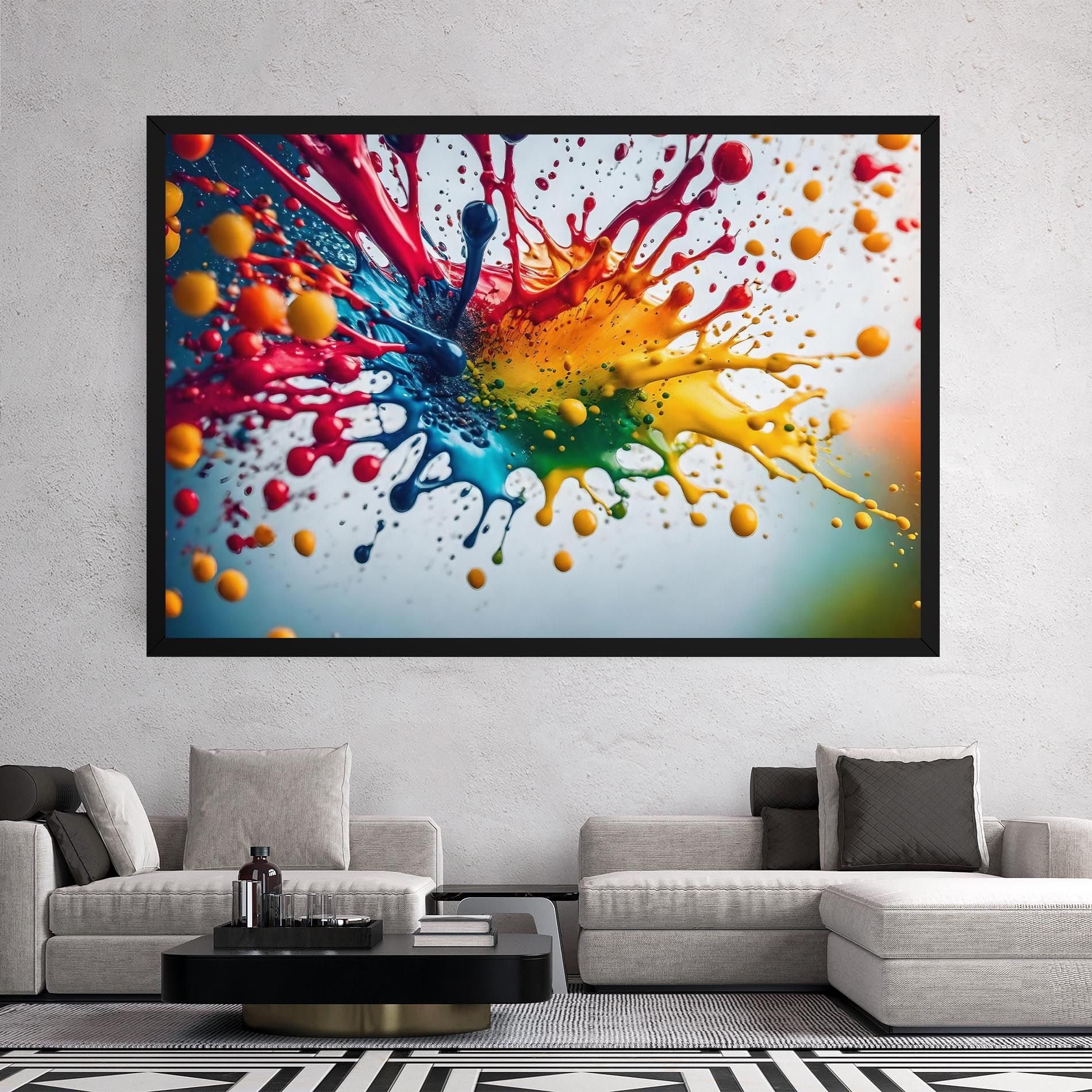 Colorful Splash Rainbow mockup 2