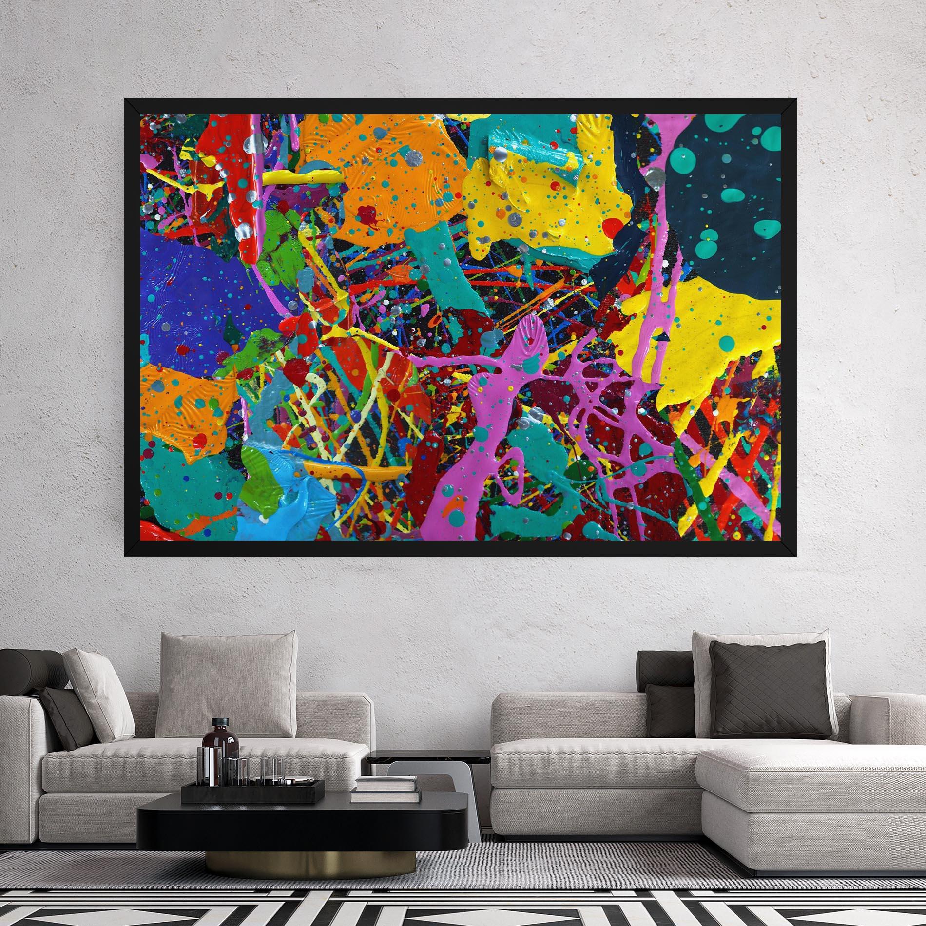 Tablou Canvas Dark Panorama mockup 2