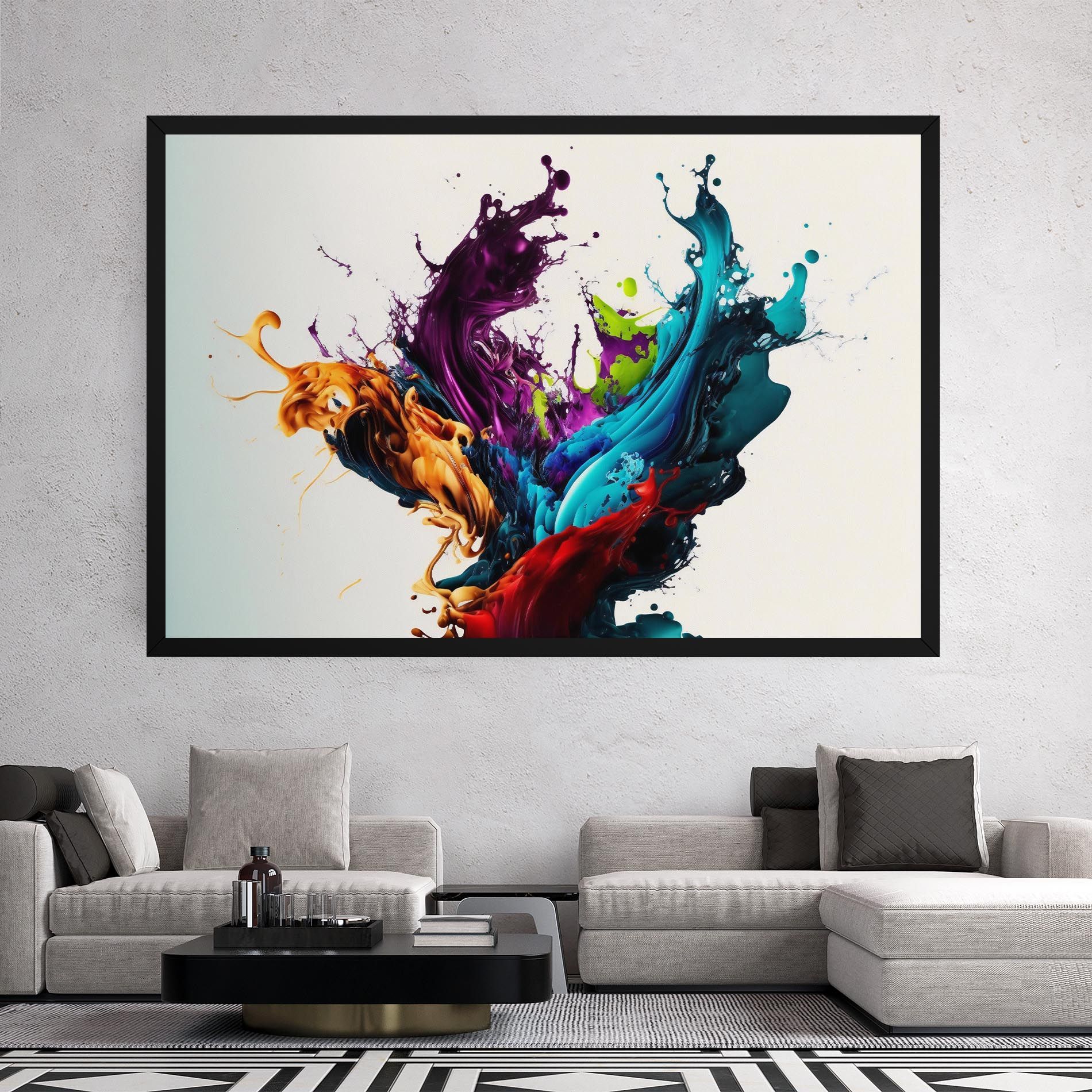 Dark Purple Splash mockup 2