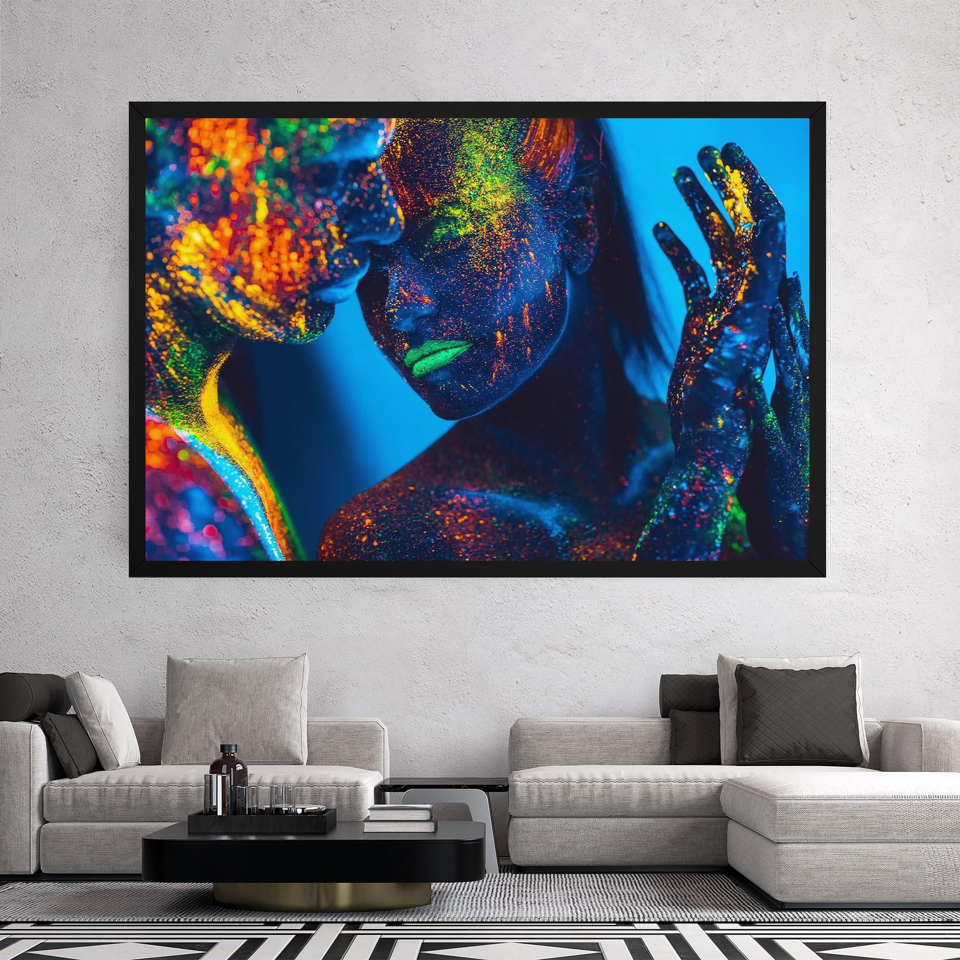 Tablou Canvas Fluorescent Couple mockup 2
