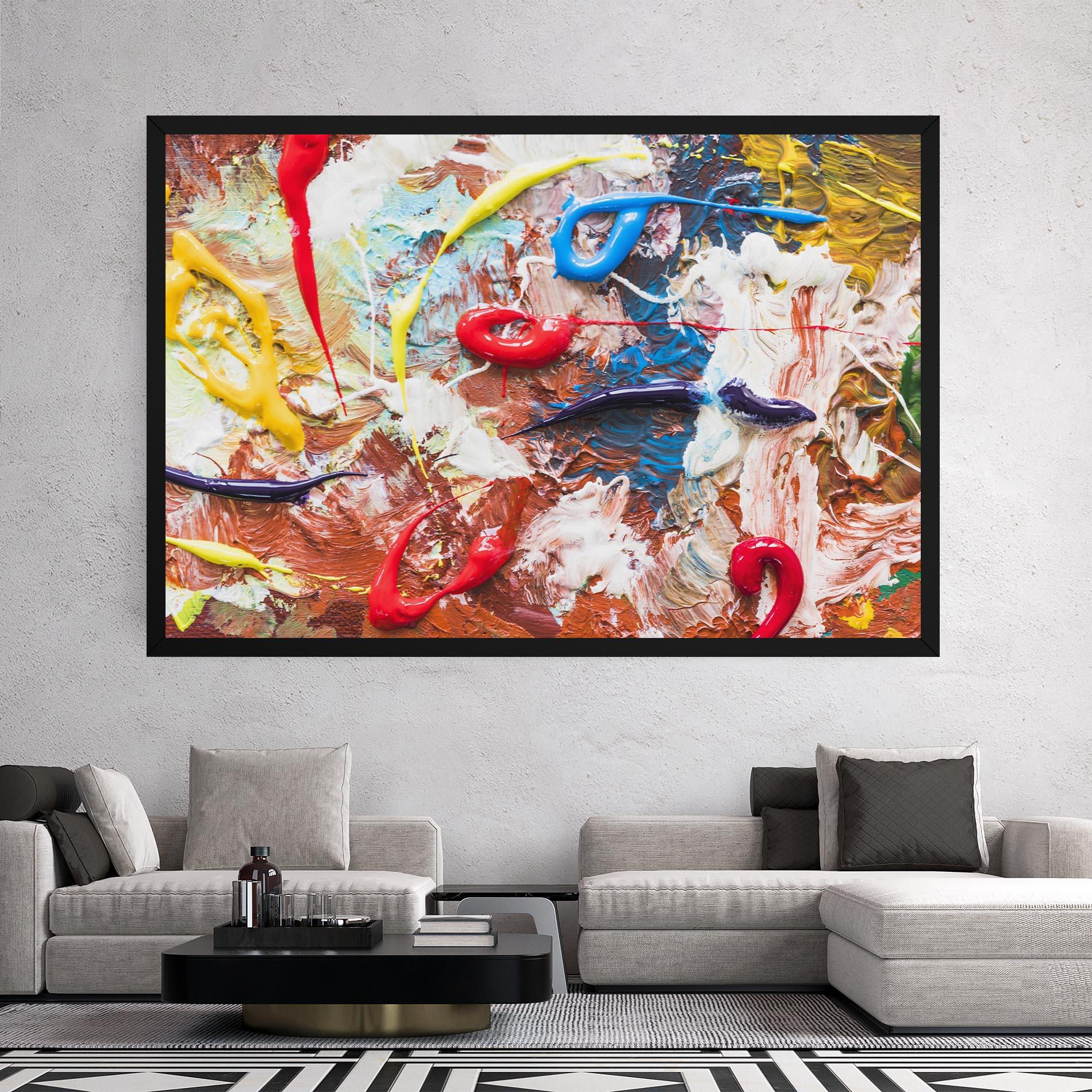 Tablou Canvas Paint Color mockup 2