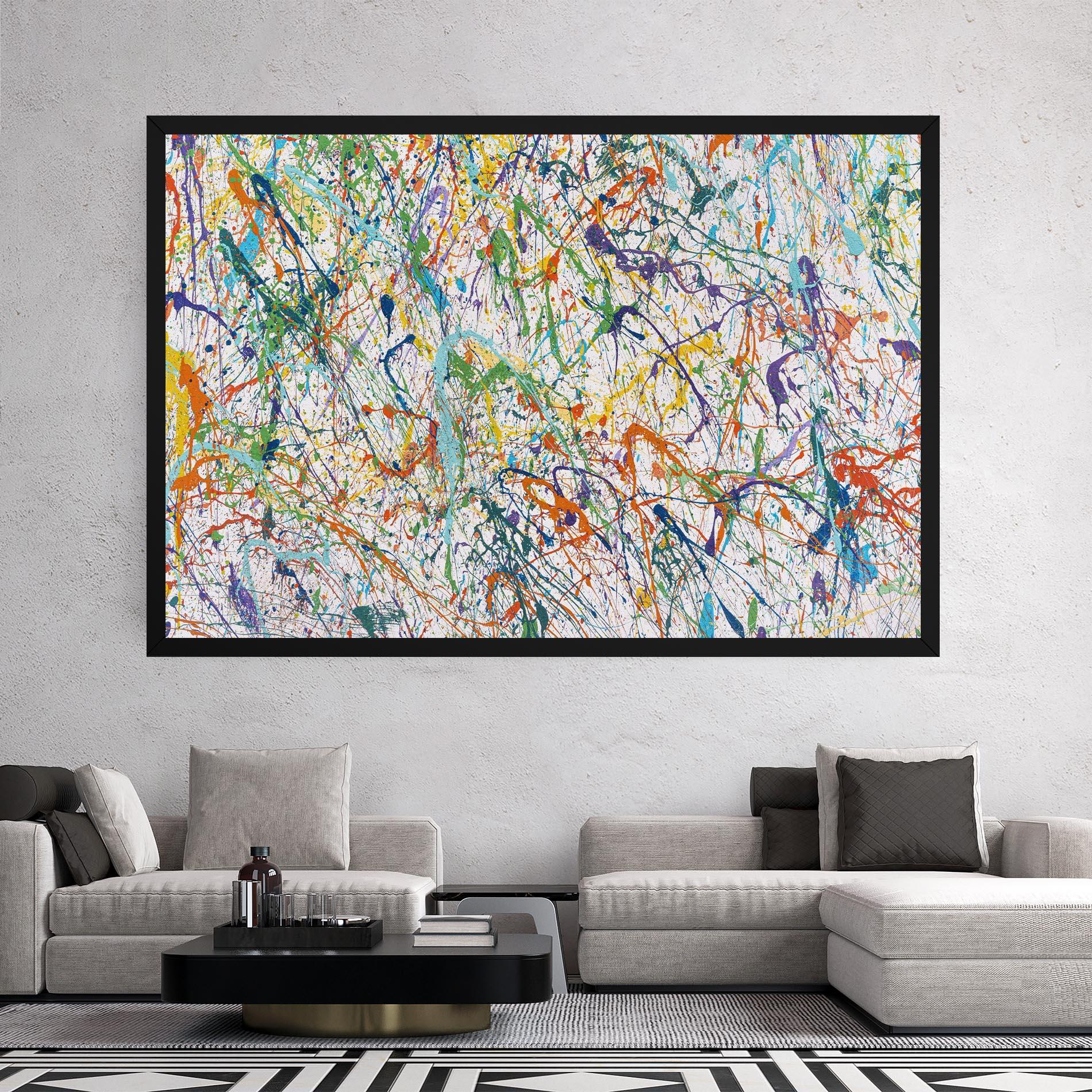 Tablou Canvas Paint Texture mockup 2