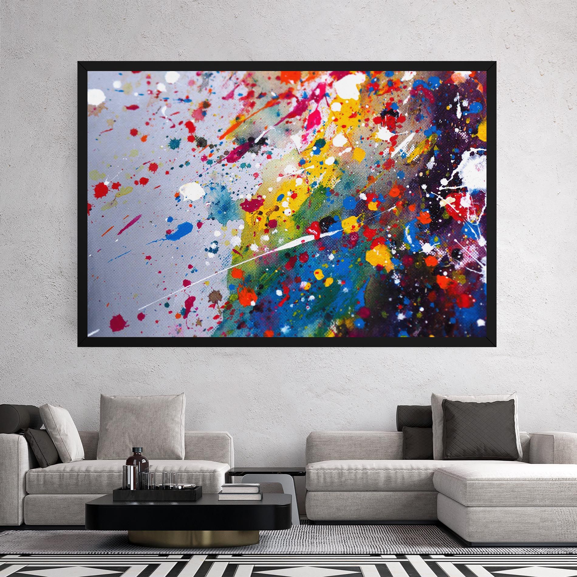 Watercolor Drops mockup 2