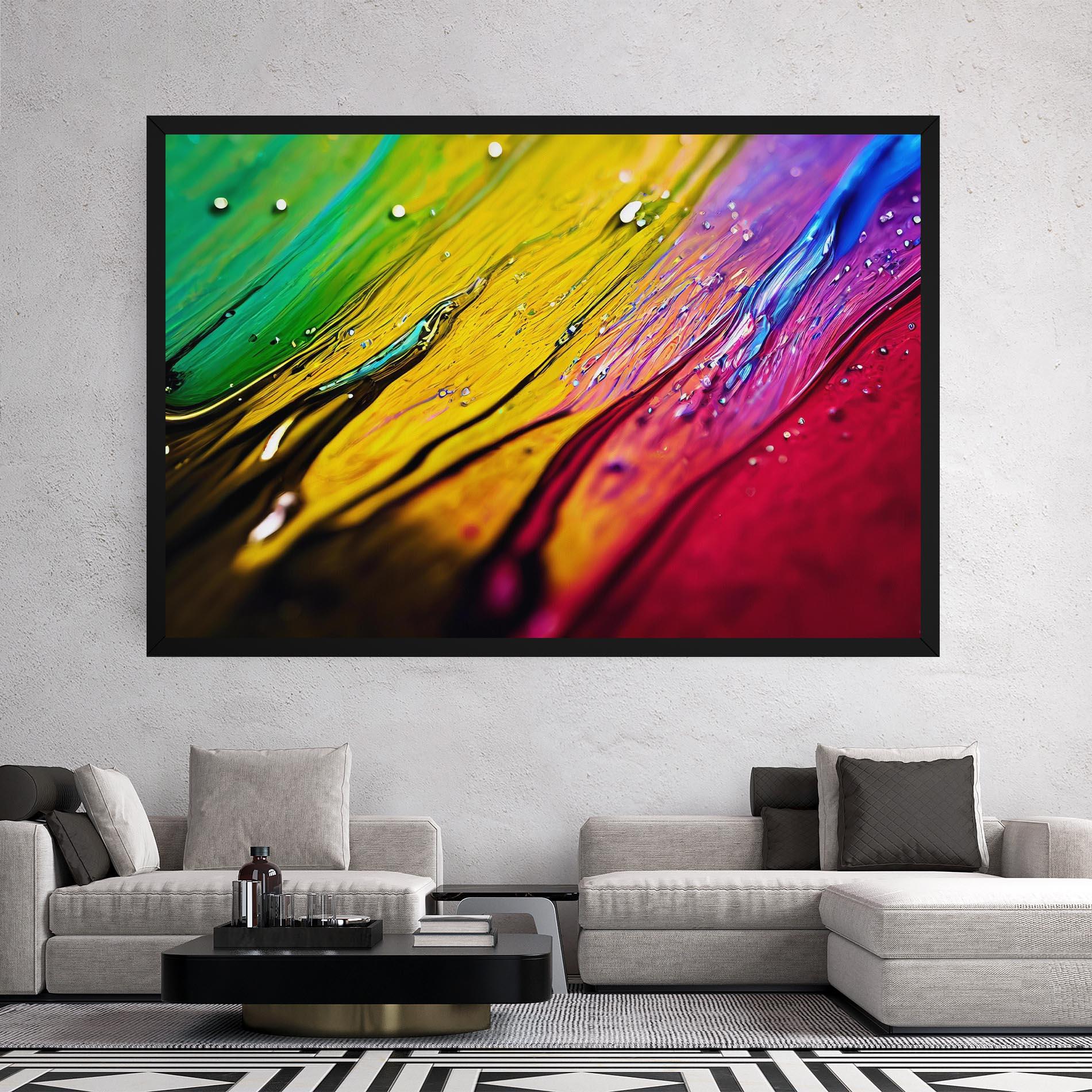 Tablou Canvas Yellow Green mockup 2