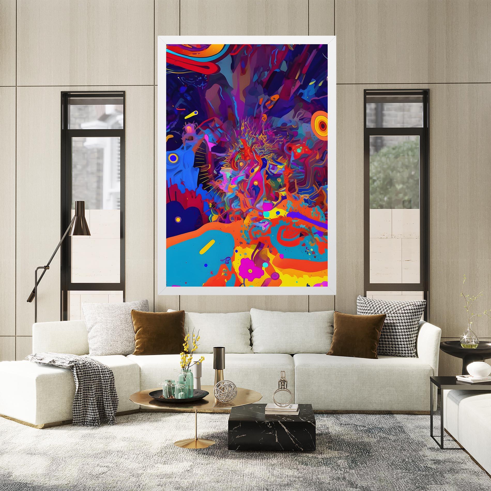 Tablou Canvas Abstract Color Work mockup 2