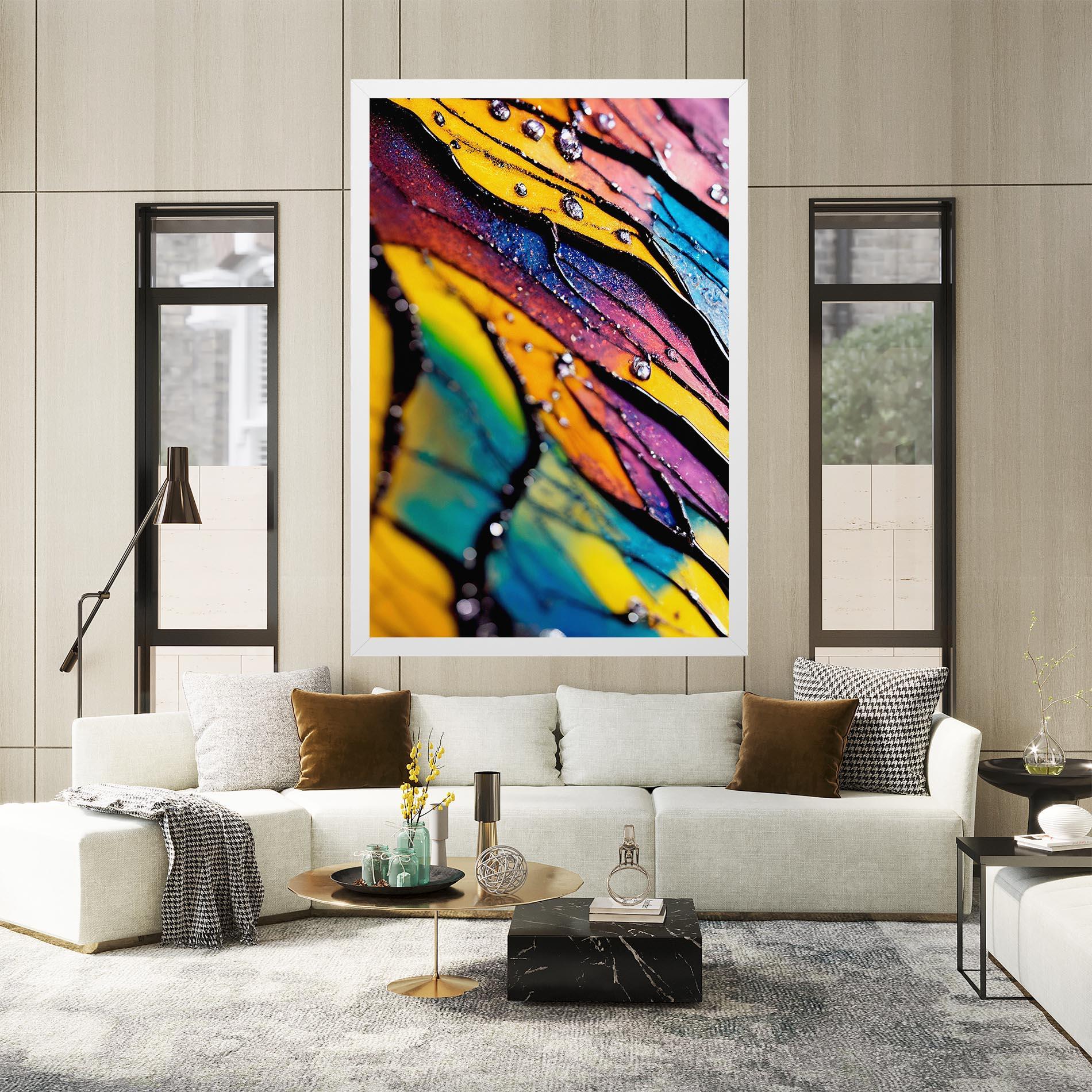 Tablou Canvas Beautiful Colorful Epoxy mockup 2