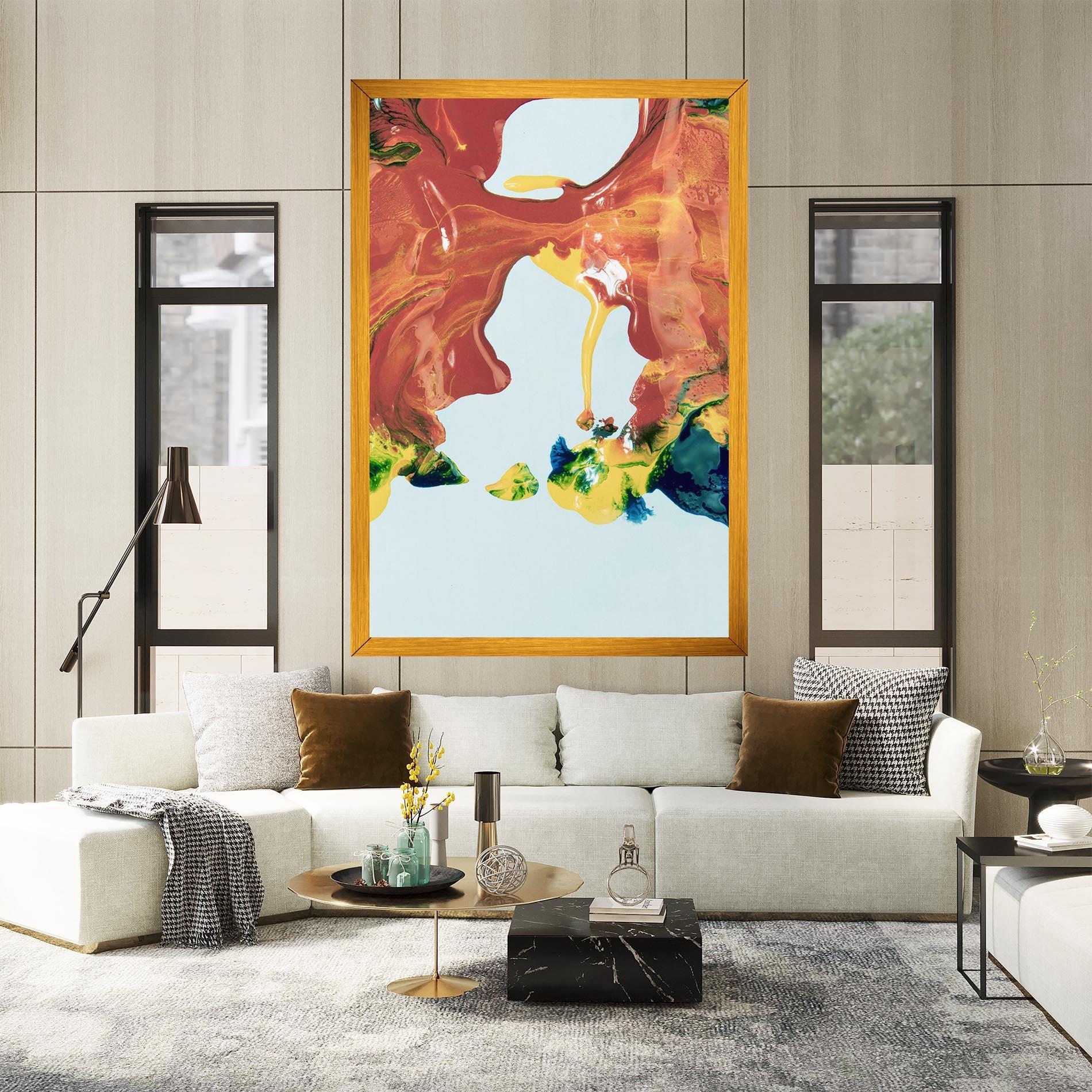 Tablou Canvas Spilled Paint mockup 2