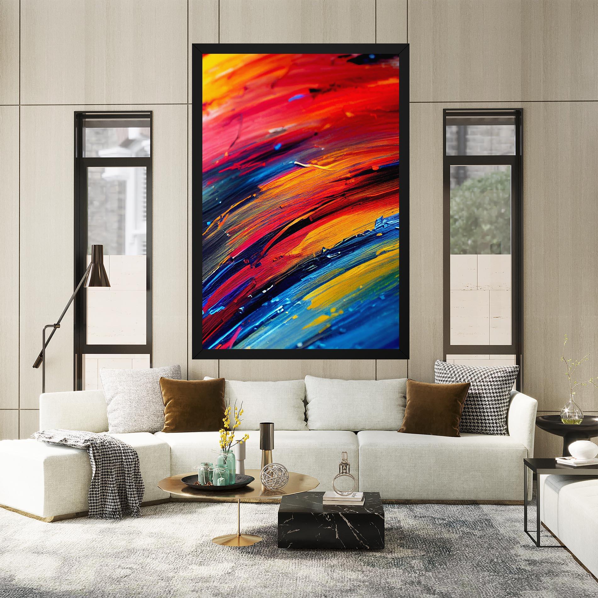 Tablou Canvas Horizontal Color Shot mockup 2