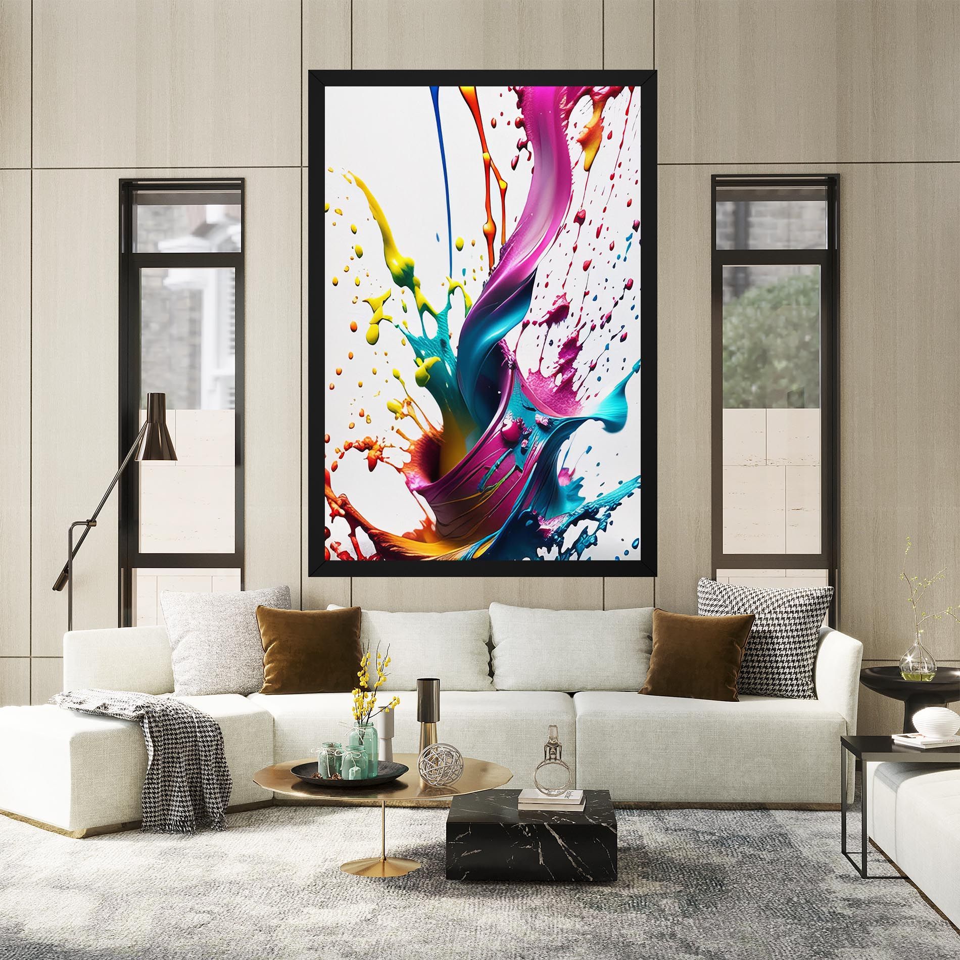 Purple Blue Splash mockup 2