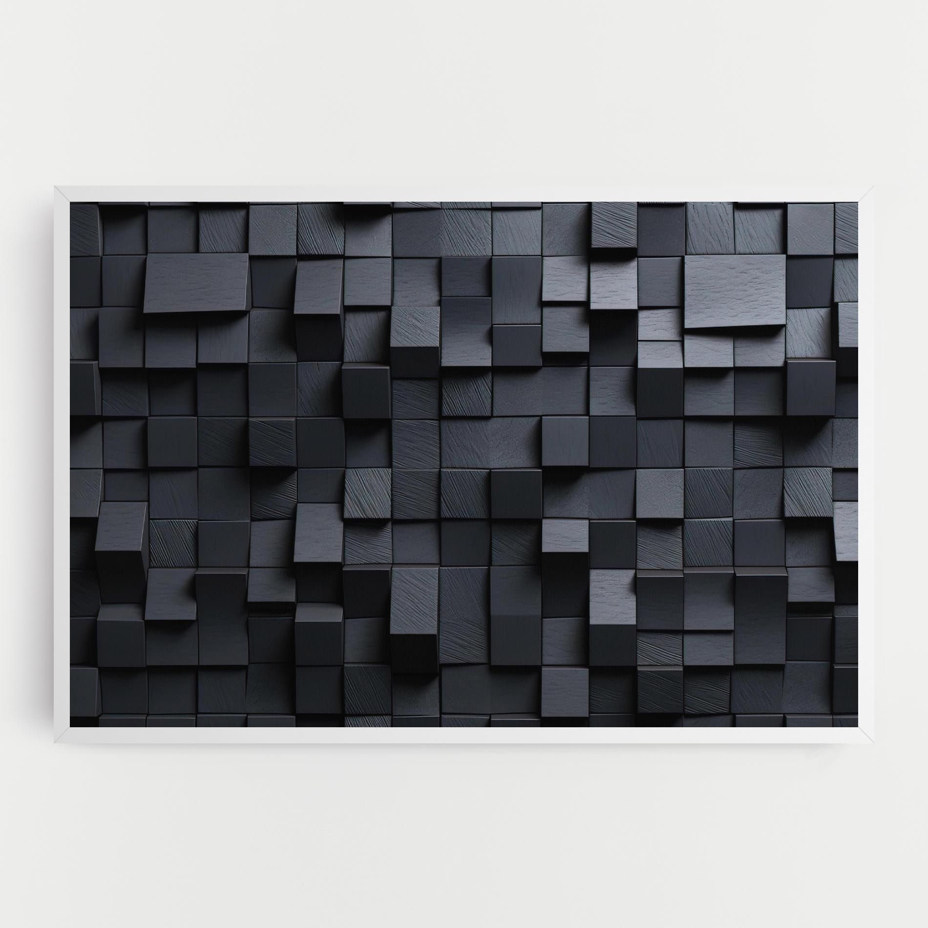 Black Square Pattern mockup 0