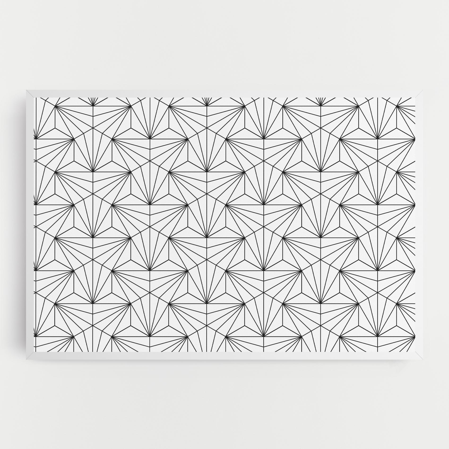 Tablou Canvas Black Triangle mockup 0