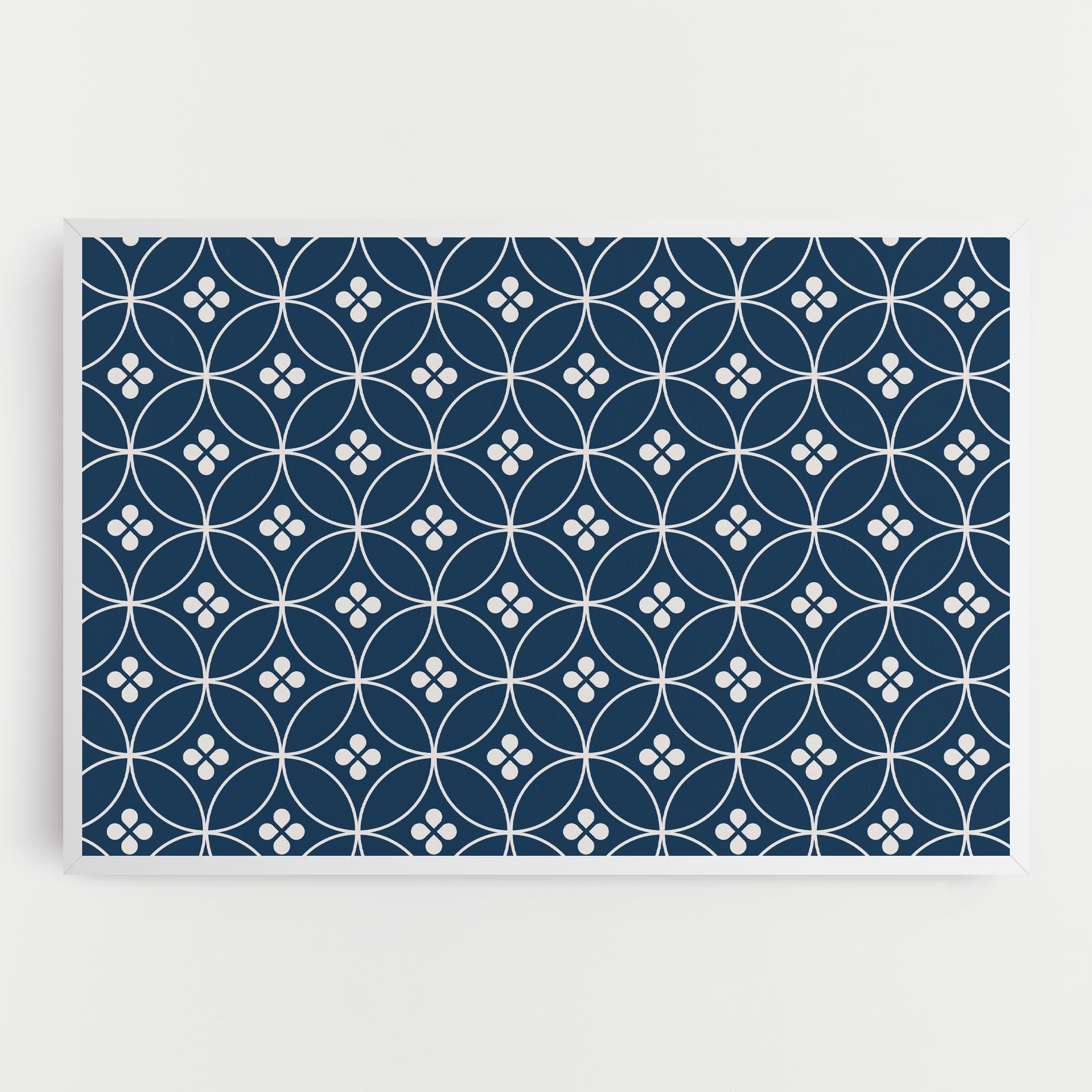 Tablou Canvas Blue Circle mockup 0