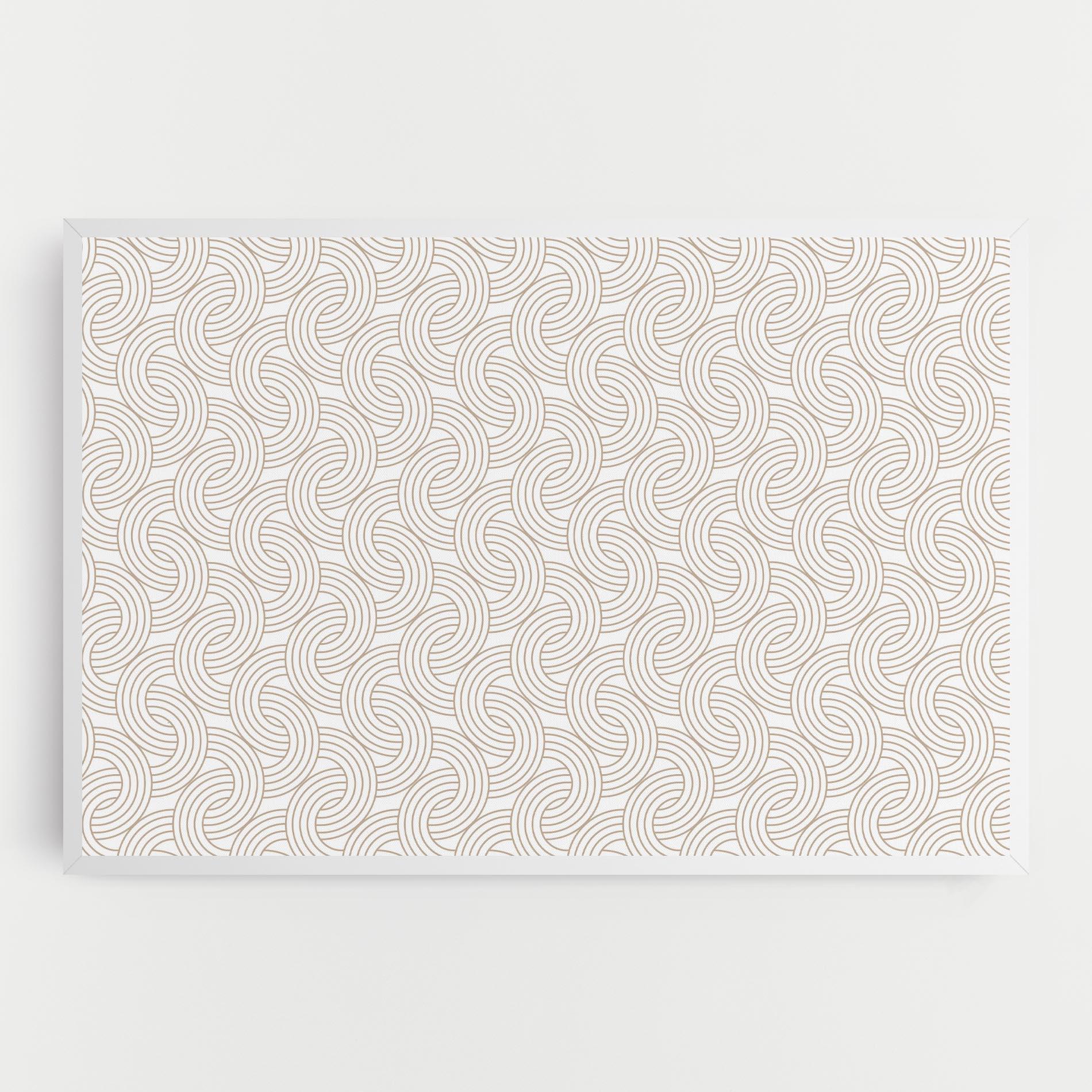 Tablou Canvas Cream Lines mockup 0
