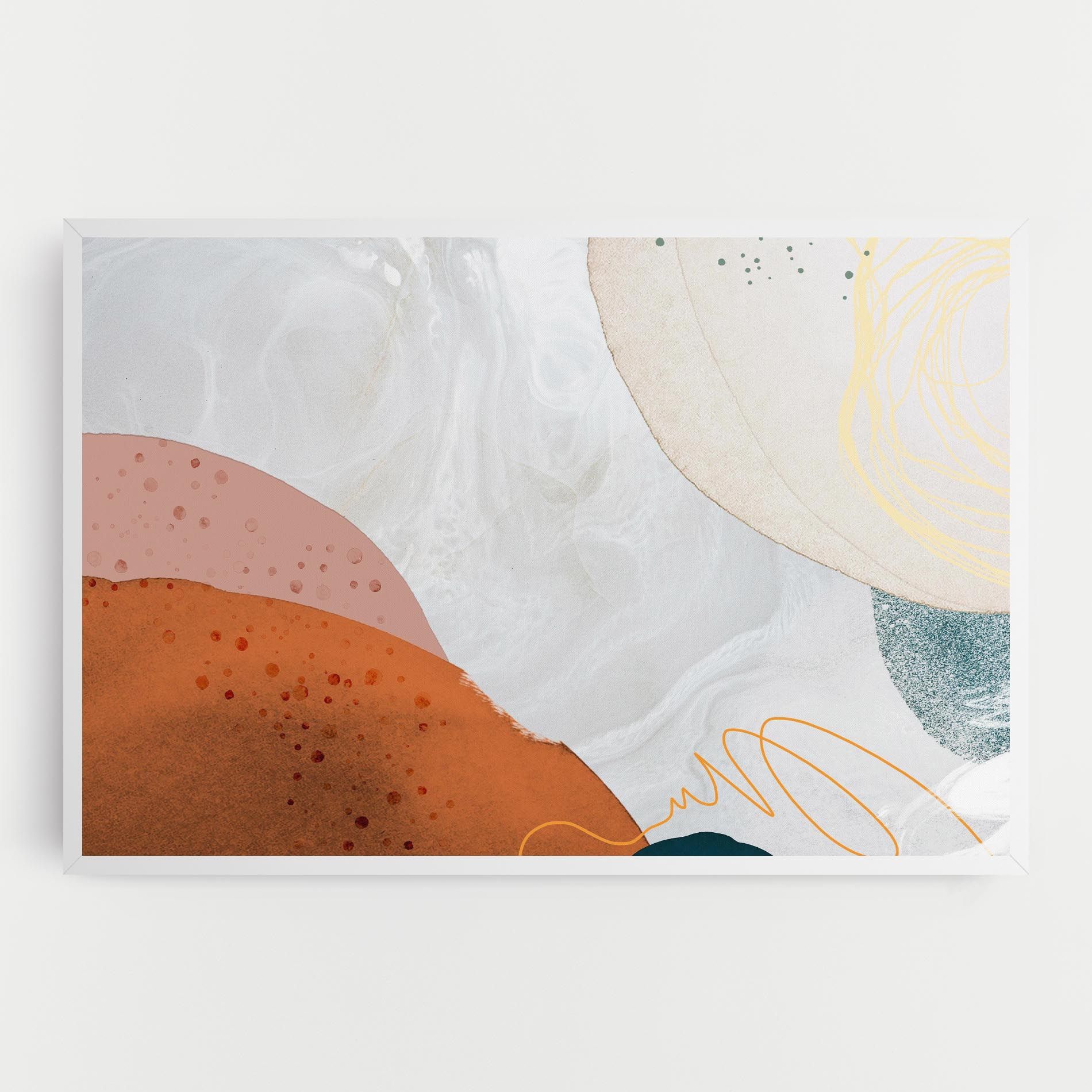 Orange Yellow Line mockup 0