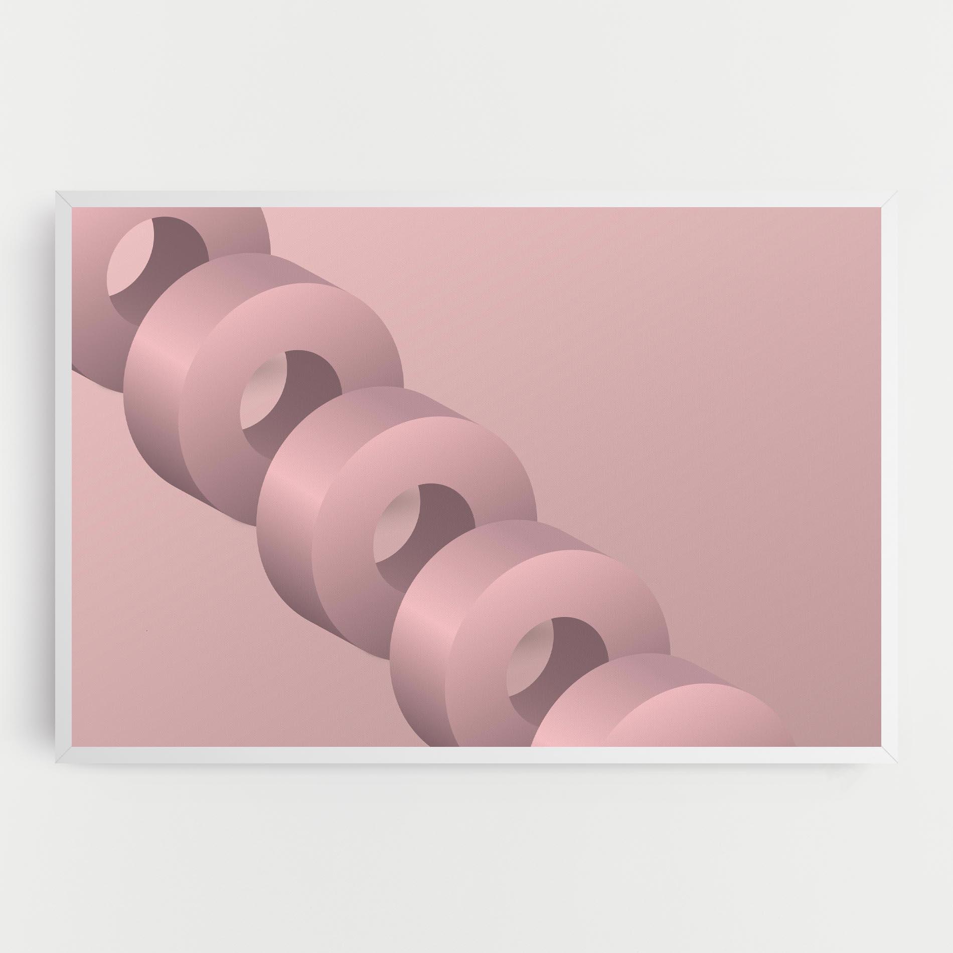 Tablou Canvas Pink Circle mockup 0