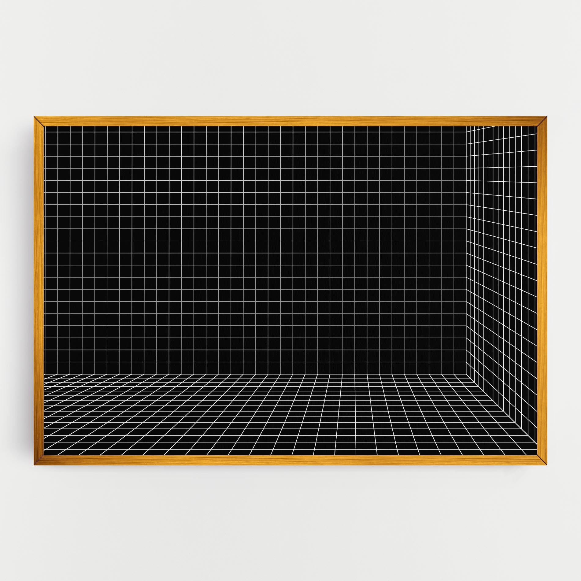 Tablou Canvas 3d Lines mockup 0