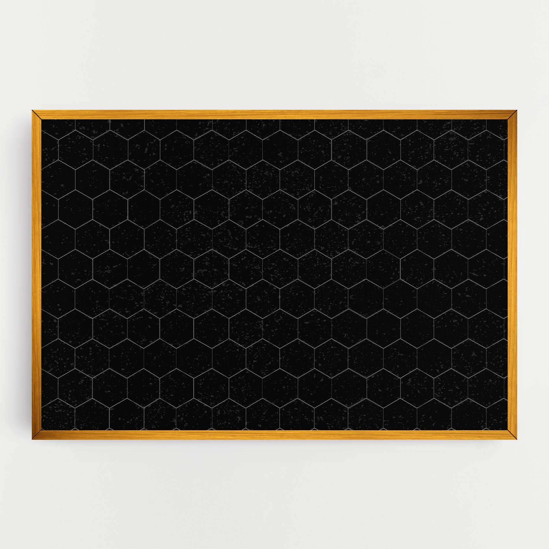 Black Hexagon mockup 0