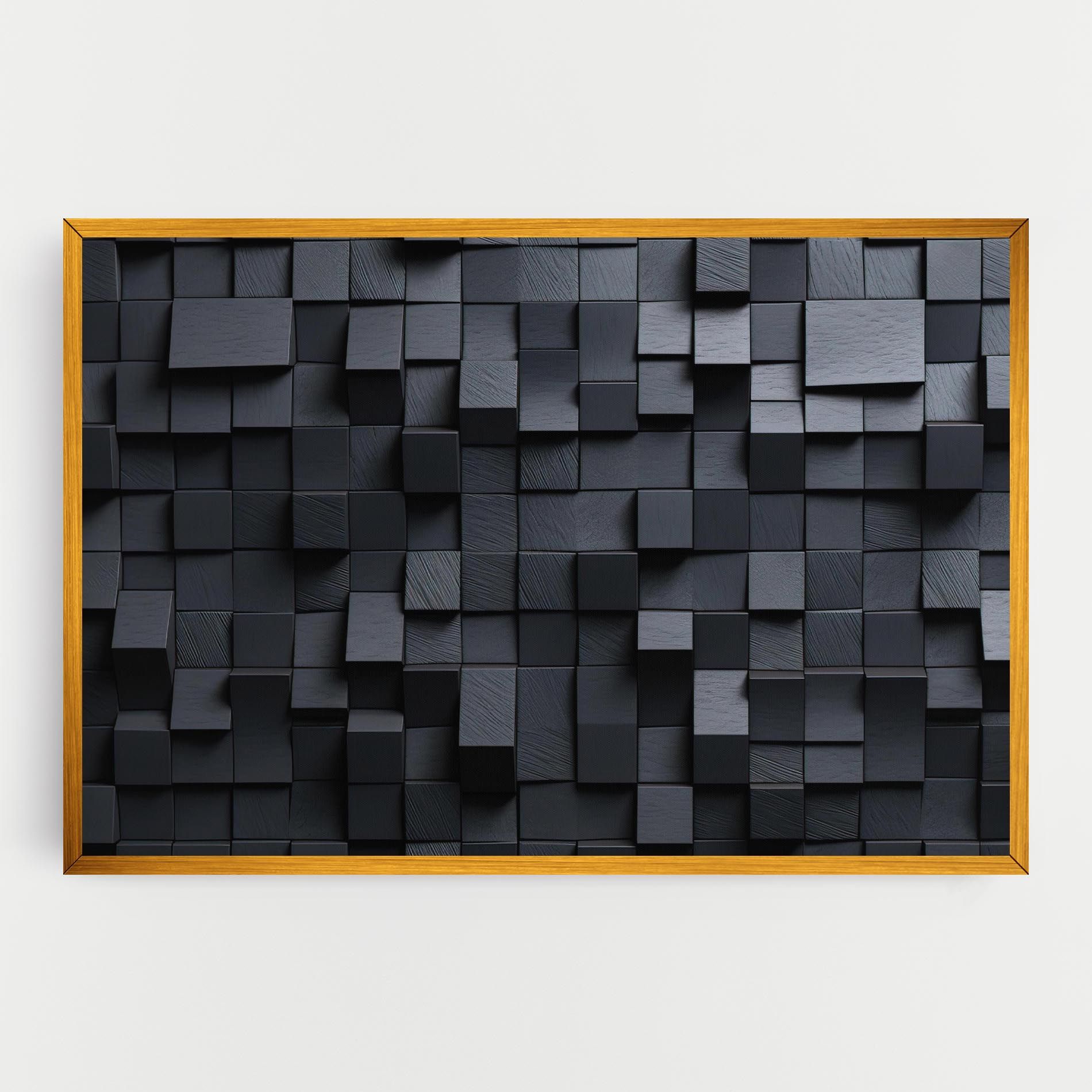 Black Square Pattern mockup 0