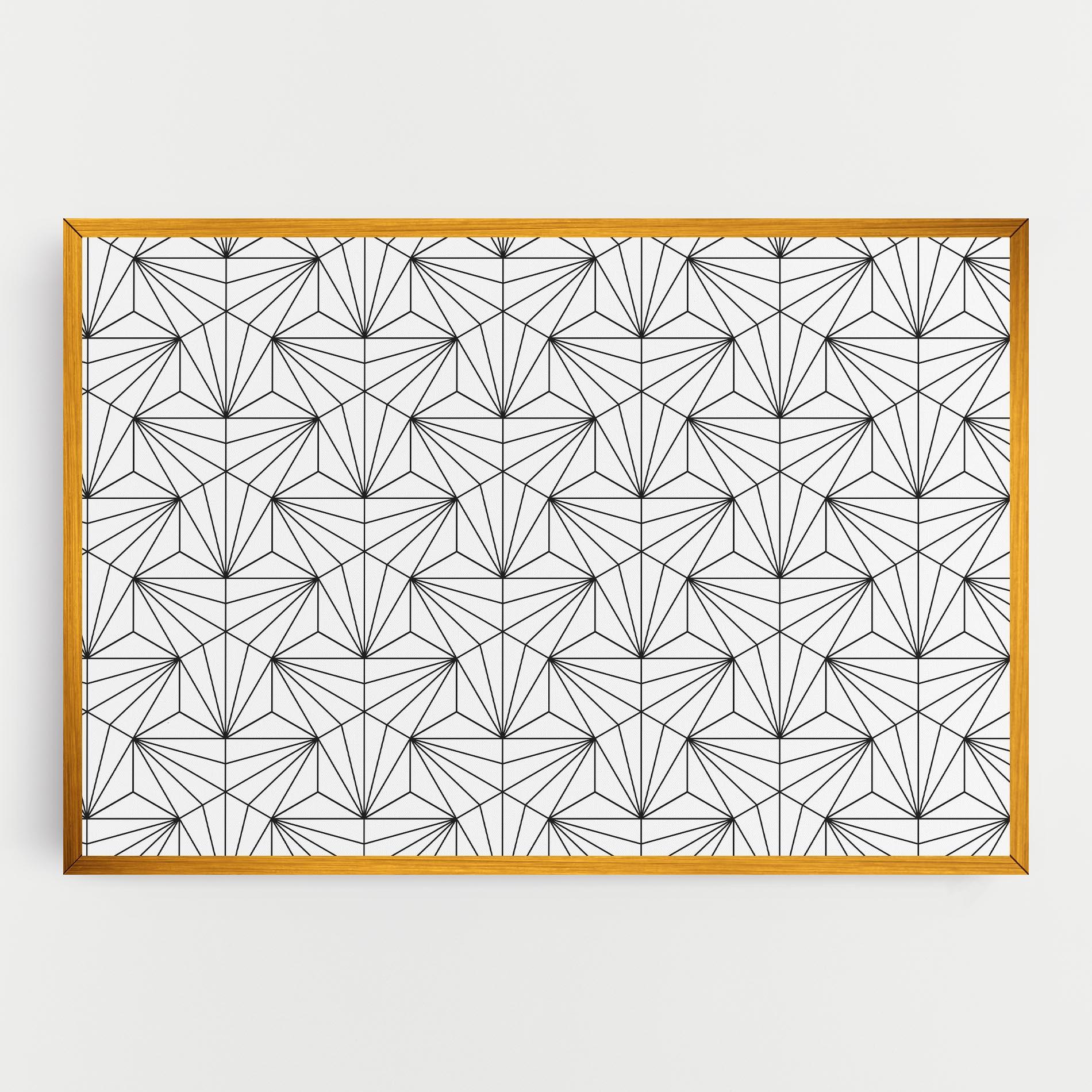 Tablou Canvas Black Triangle mockup 0