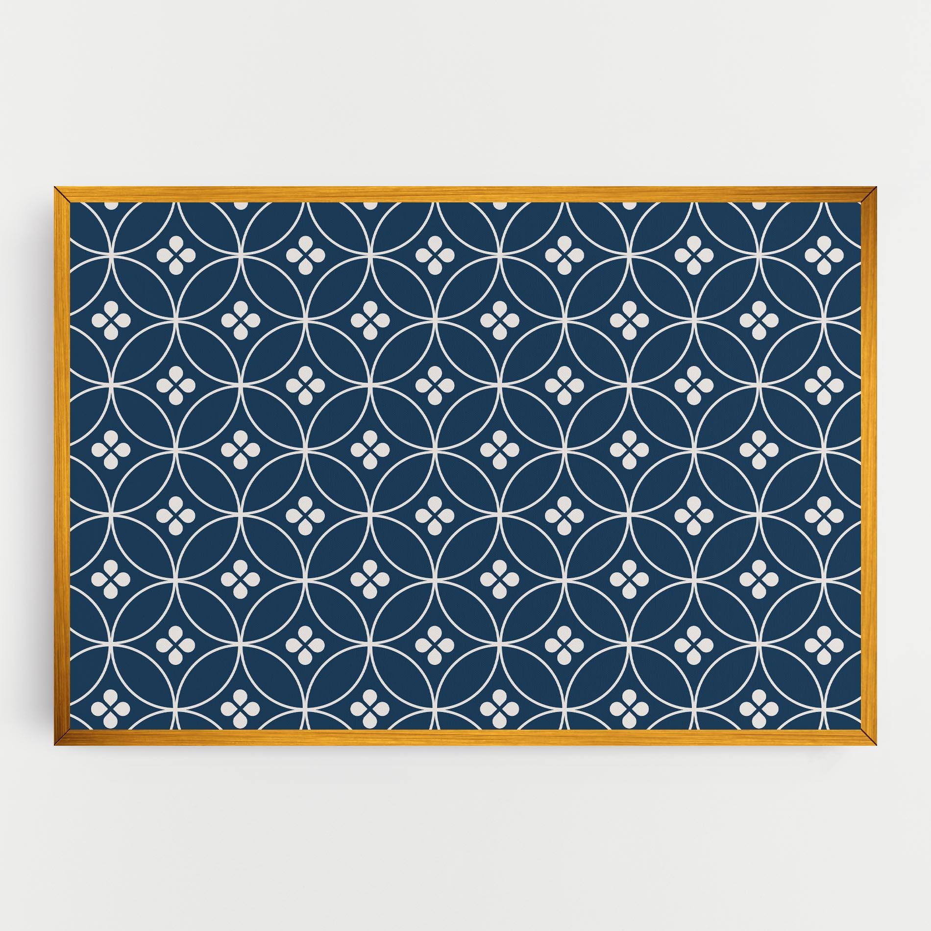 Tablou Canvas Blue Circle mockup 0