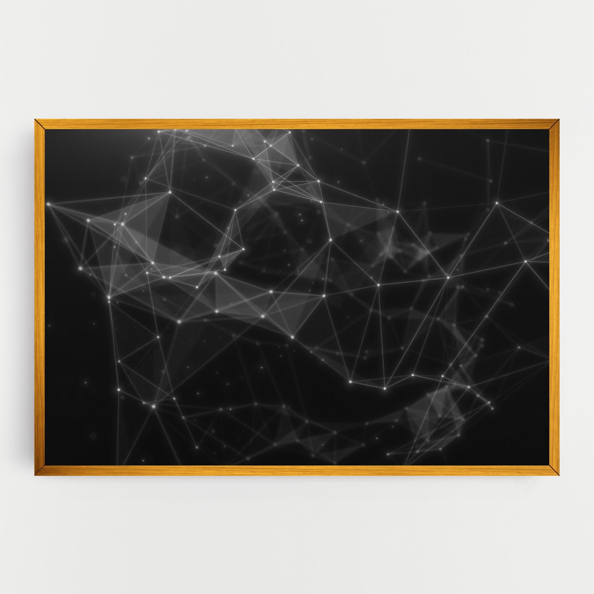 Tablou Canvas Connecting Lines mockup 0