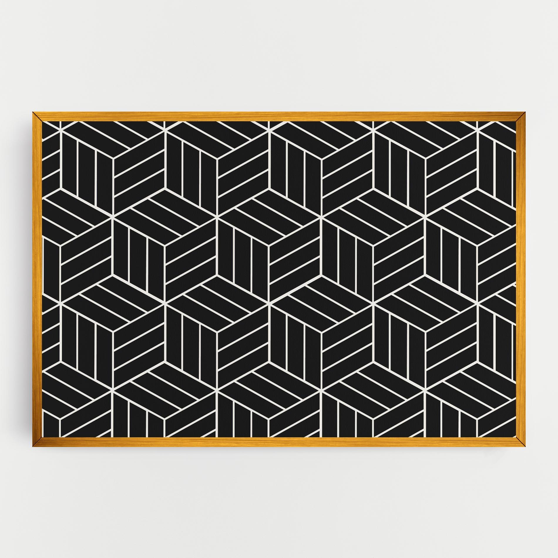 Tablou Canvas White Square mockup 0