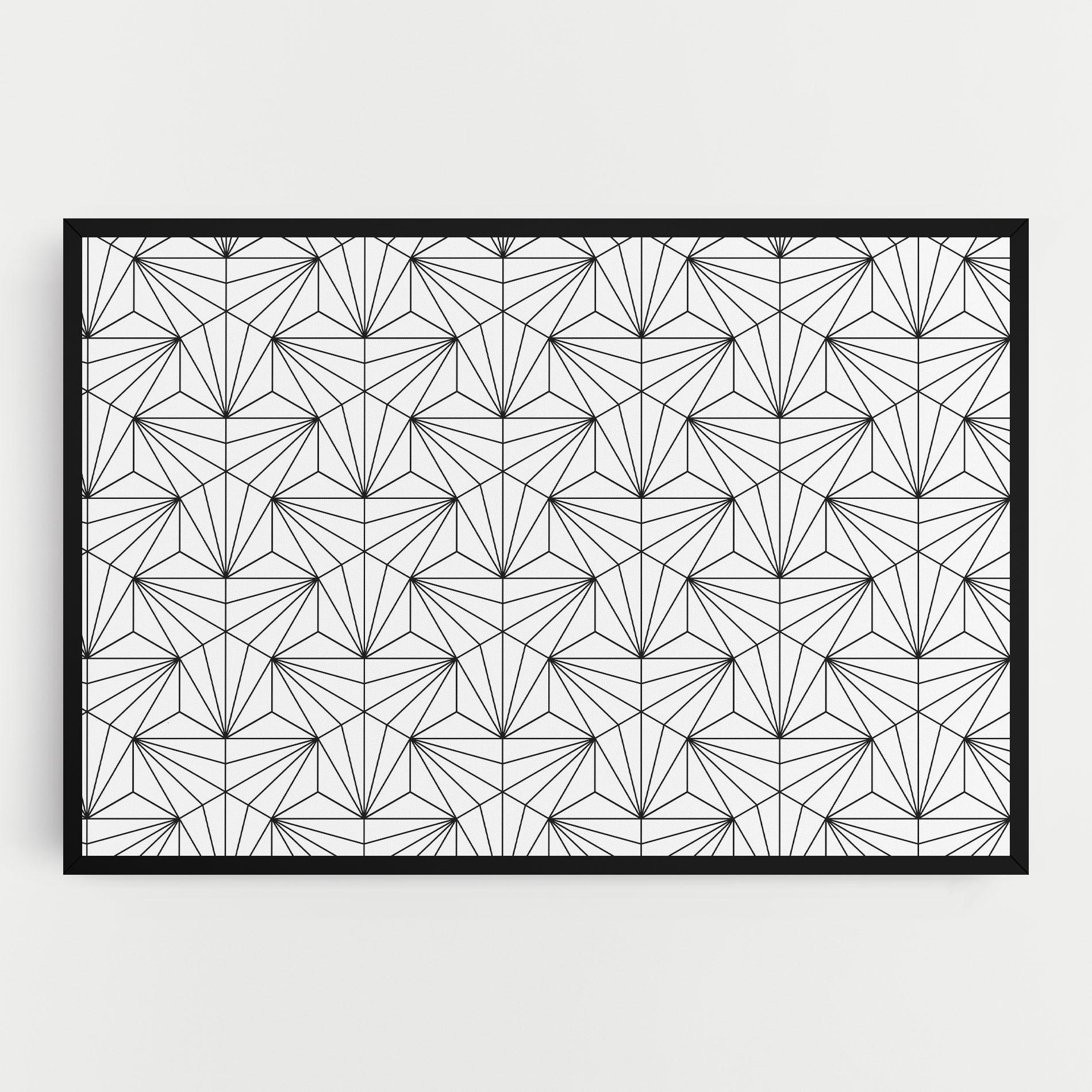 Tablou Canvas Black Triangle mockup 0