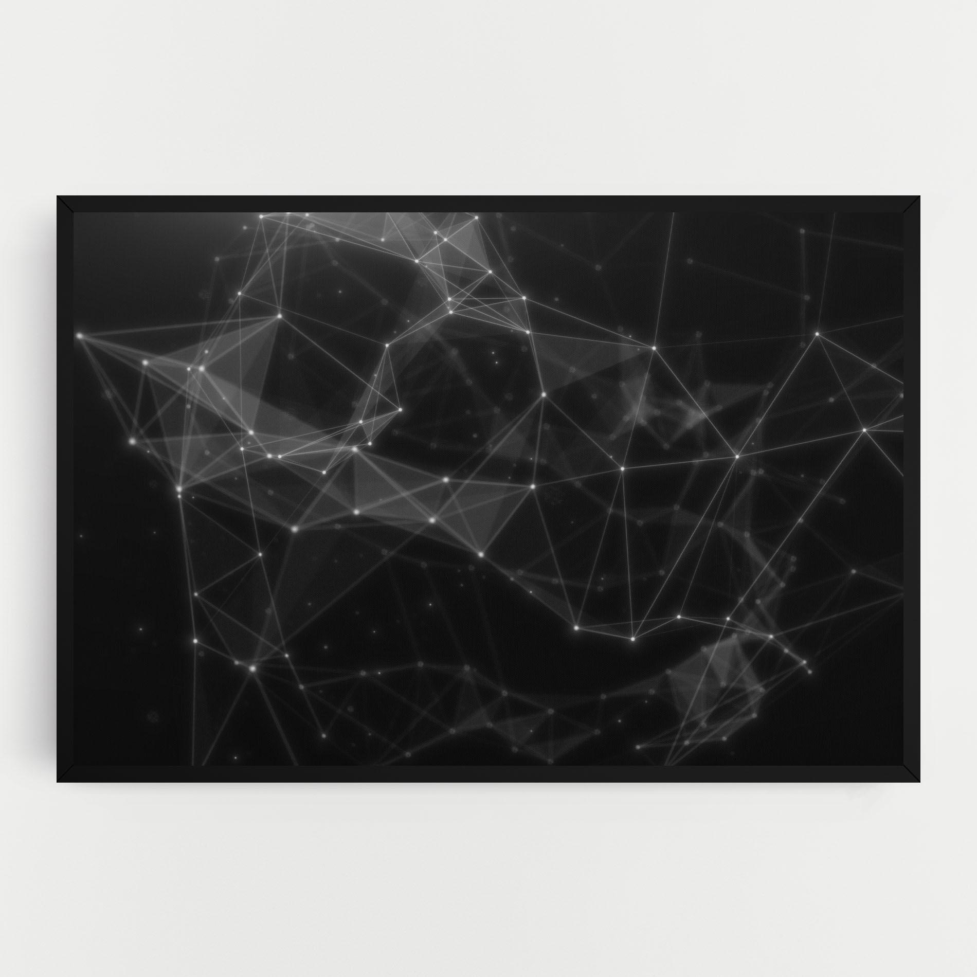 Tablou Canvas Connecting Lines mockup 0