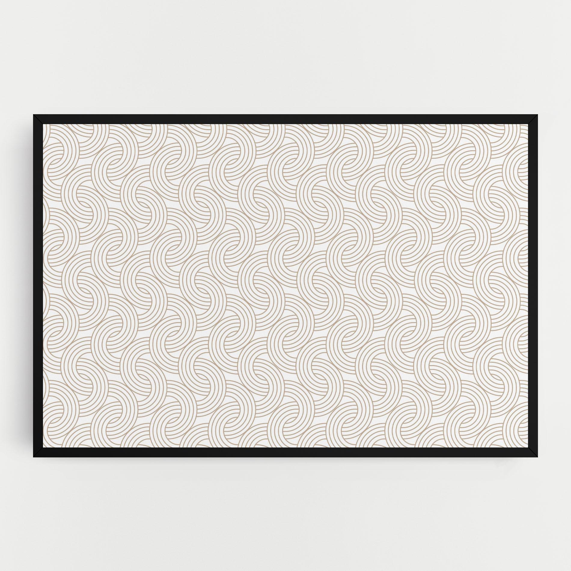 Tablou Canvas Cream Lines mockup 0