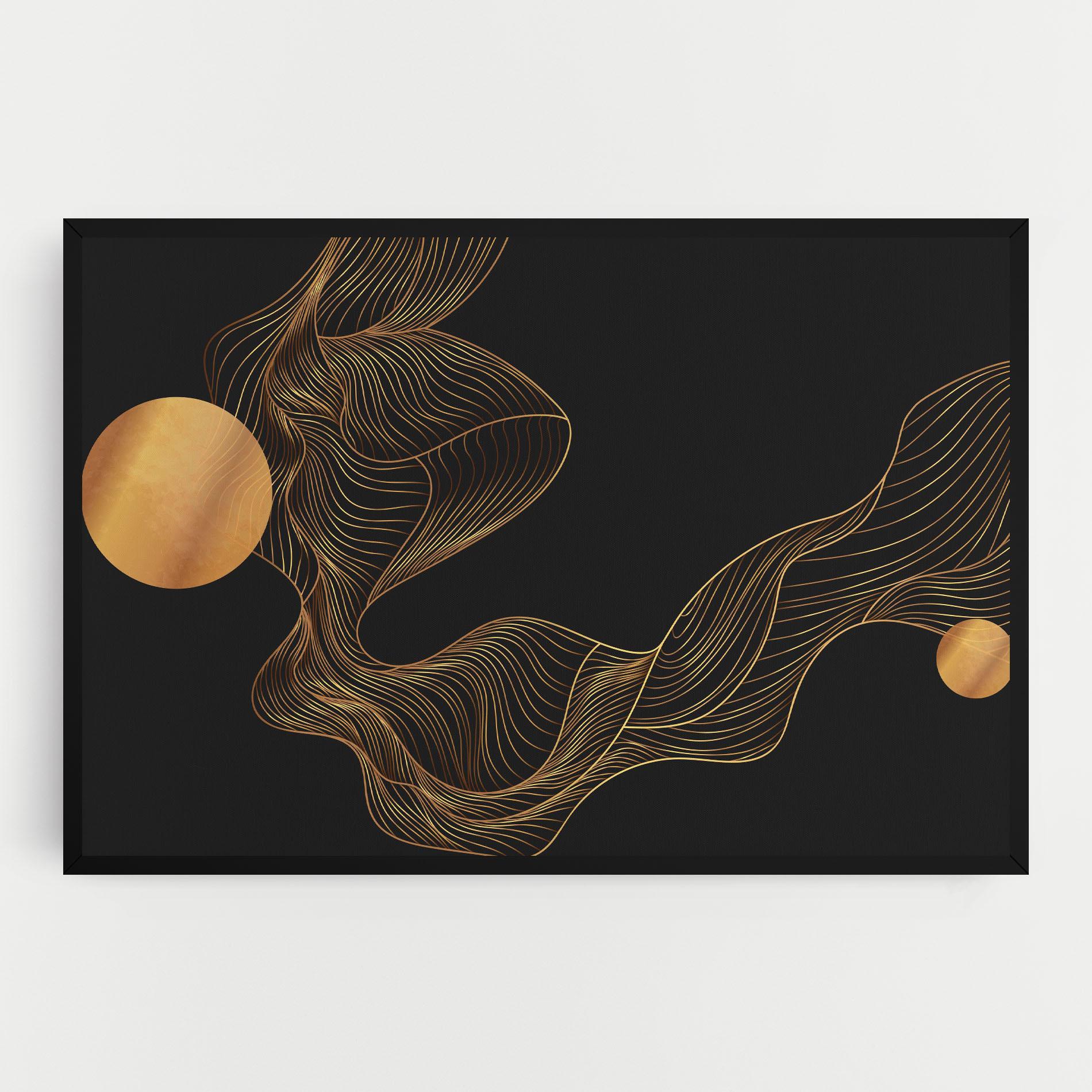 Tablou Canvas Frecventa Abstracta mockup 0