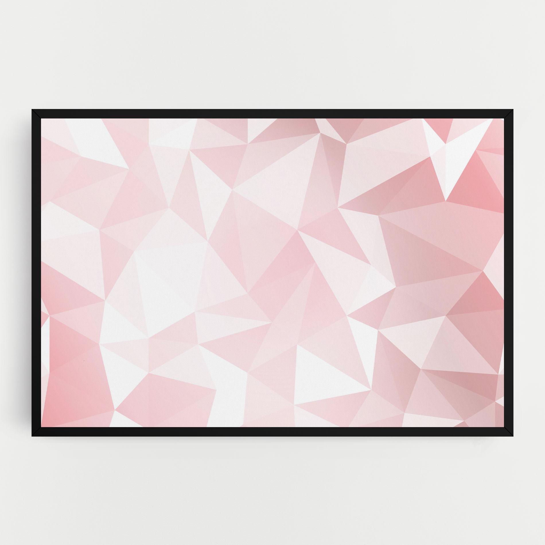 Tablou Canvas Pink Triangle mockup 0