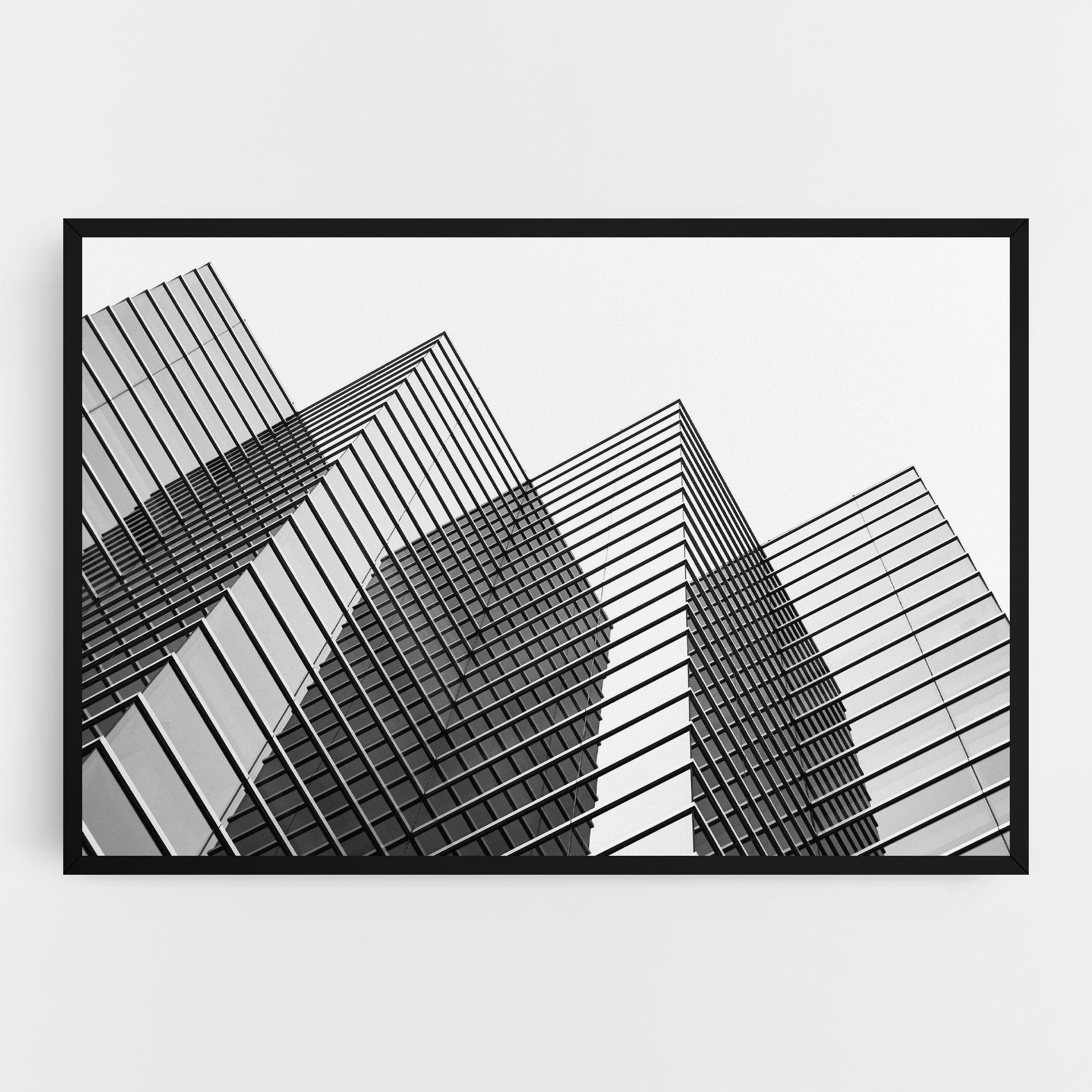 Tablou Canvas Square Building mockup 0
