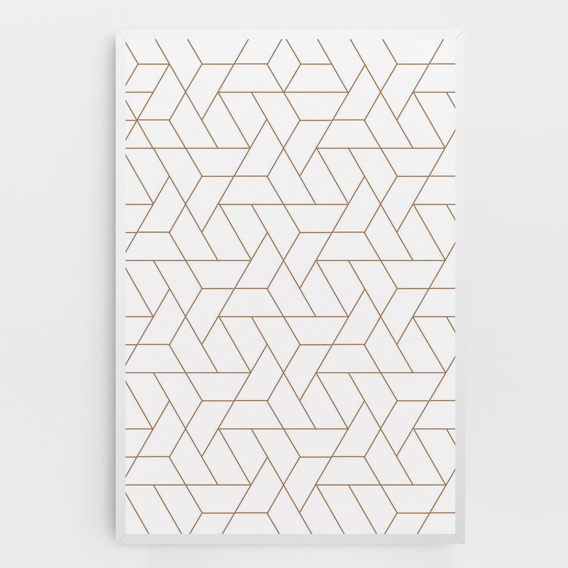 Tablou Canvas Triangular Shape mockup 0