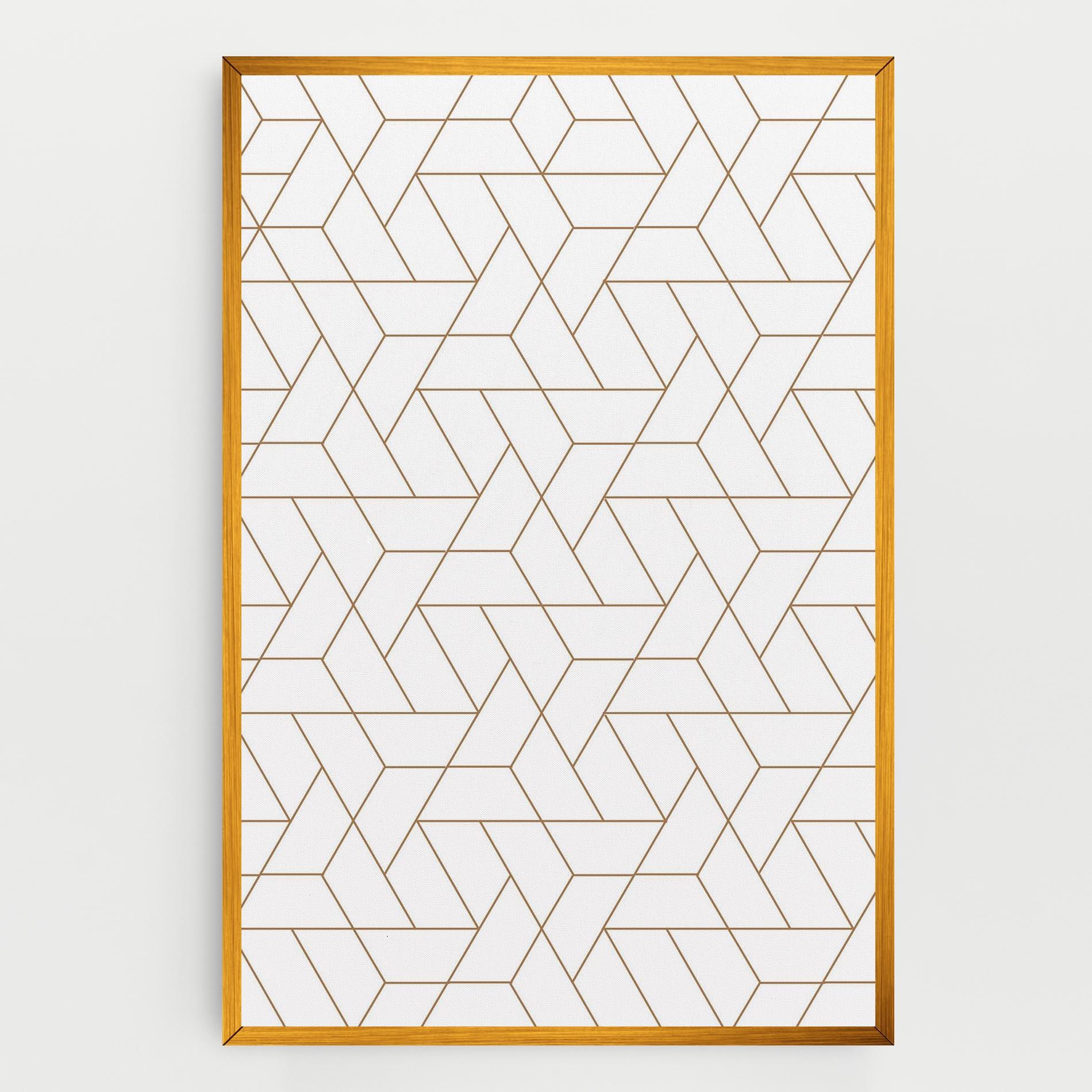 Tablou Canvas Triangular Shape mockup 0