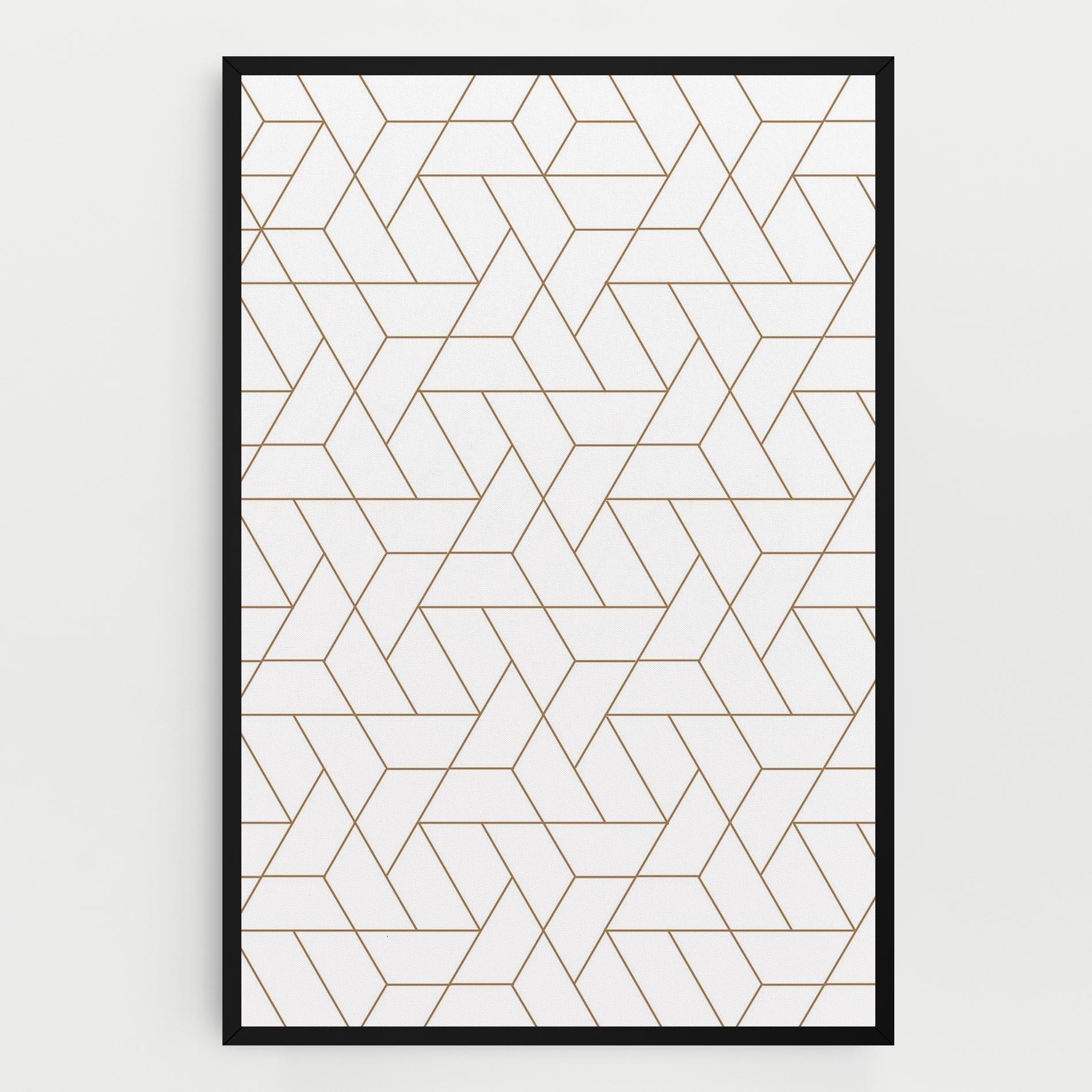 Tablou Canvas Triangular Shape mockup 0