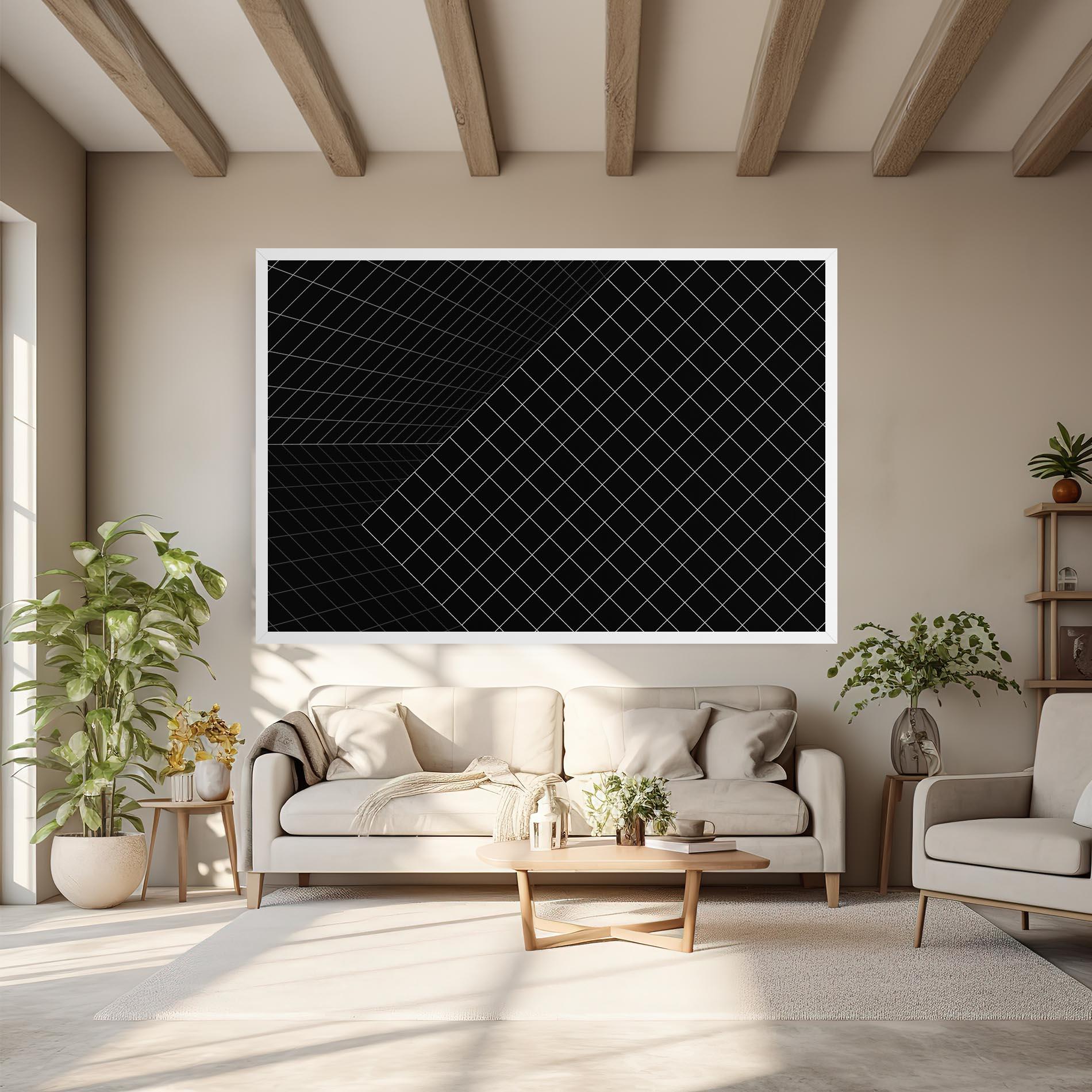 Tablou Canvas Black Square mockup 6