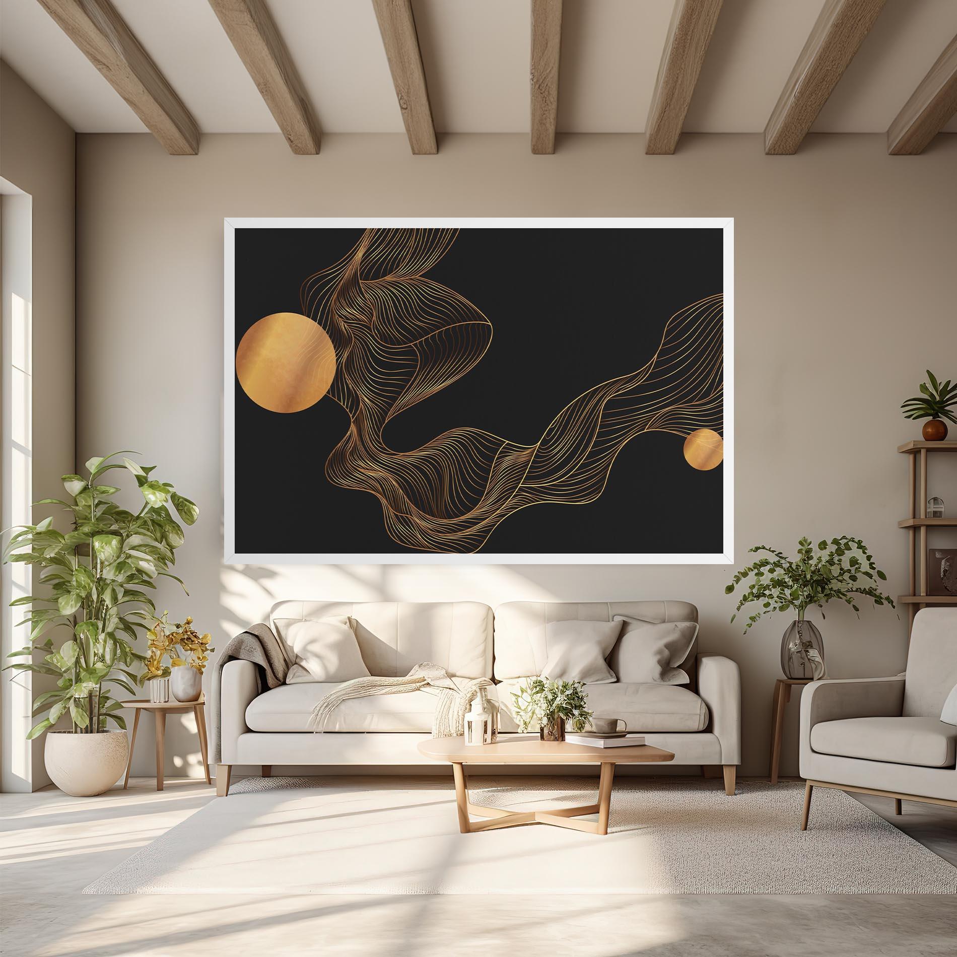 Tablou Canvas Frecventa Abstracta mockup 6